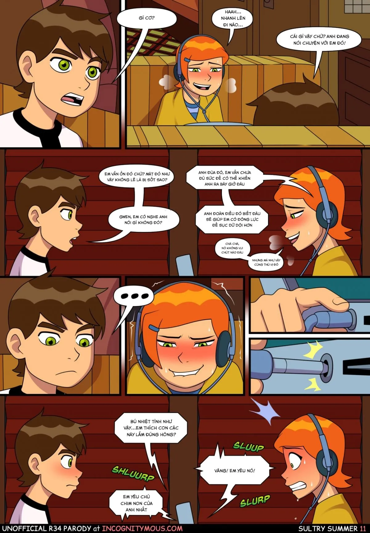HentaiVN.net - Ảnh 11 - Sultry Summer (Ben 10) - Chap 1