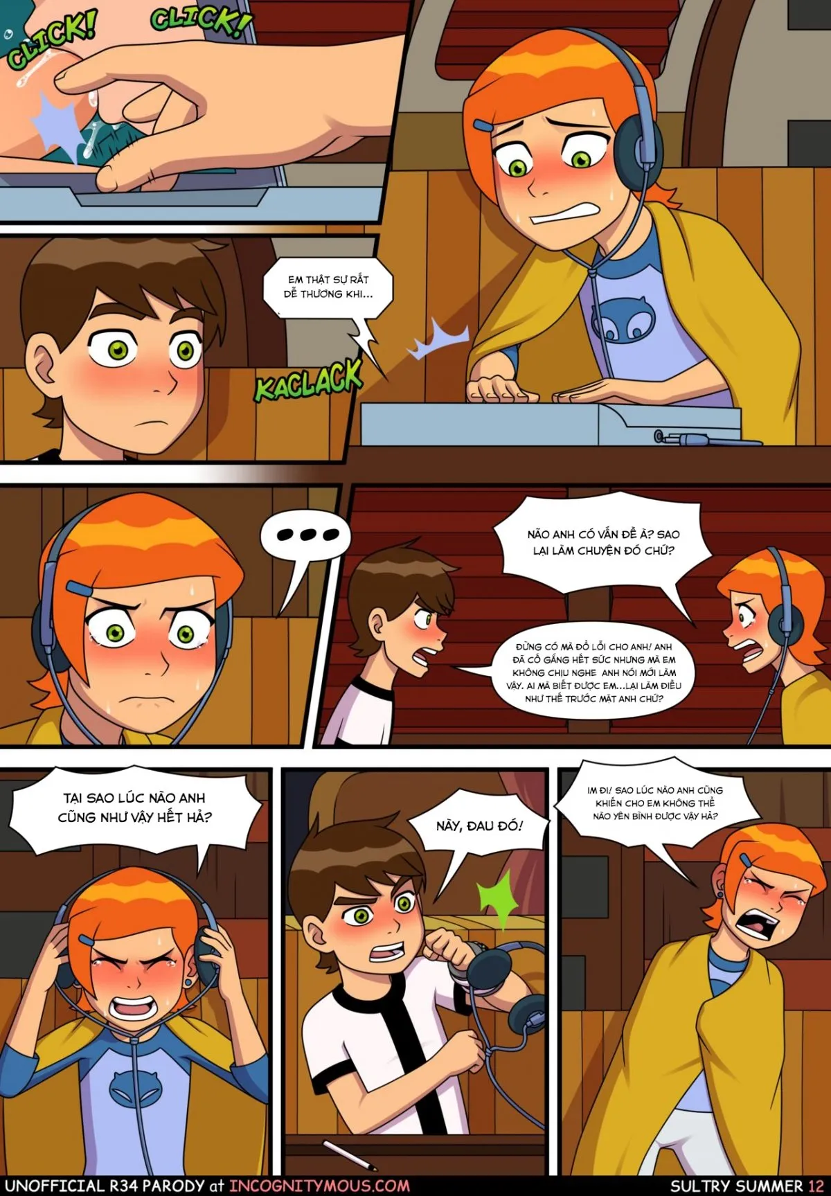 HentaiVN.net - Ảnh 12 - Sultry Summer (Ben 10) - Chap 1