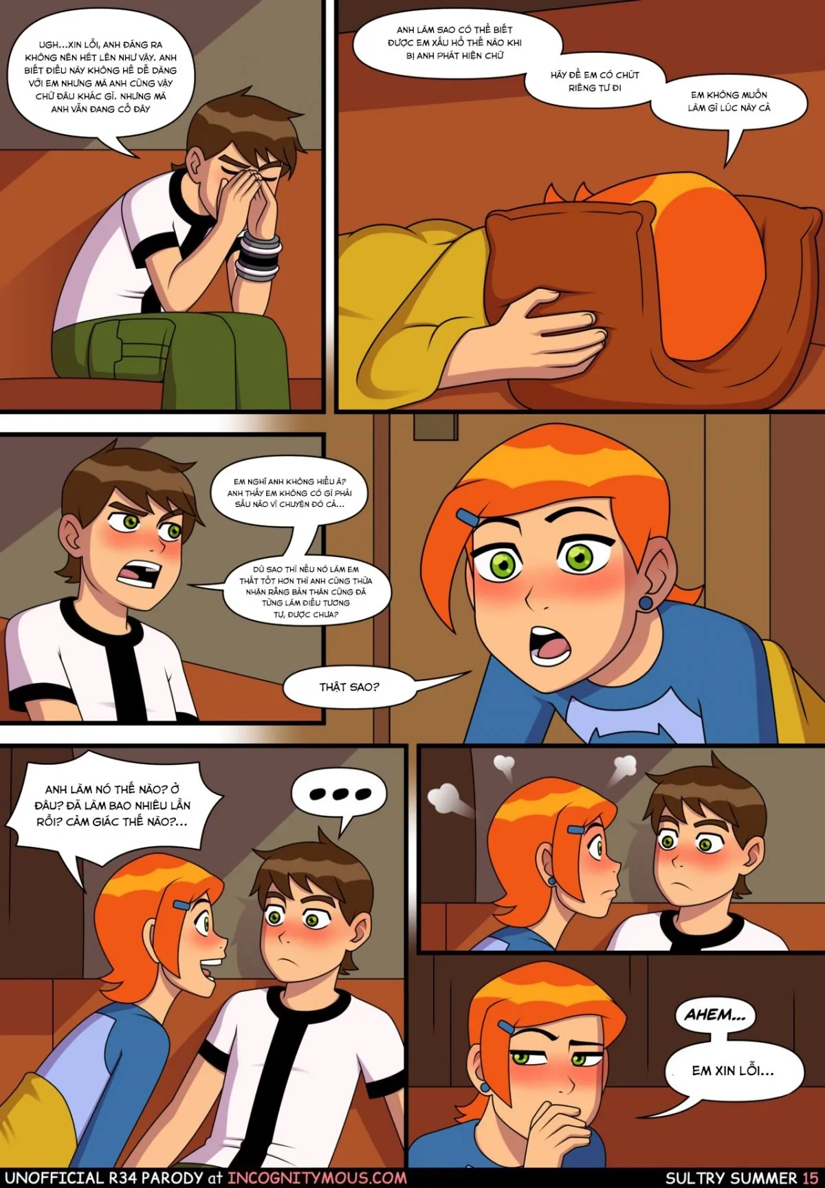 HentaiVN.net - Ảnh 15 - Sultry Summer (Ben 10) - Chap 1