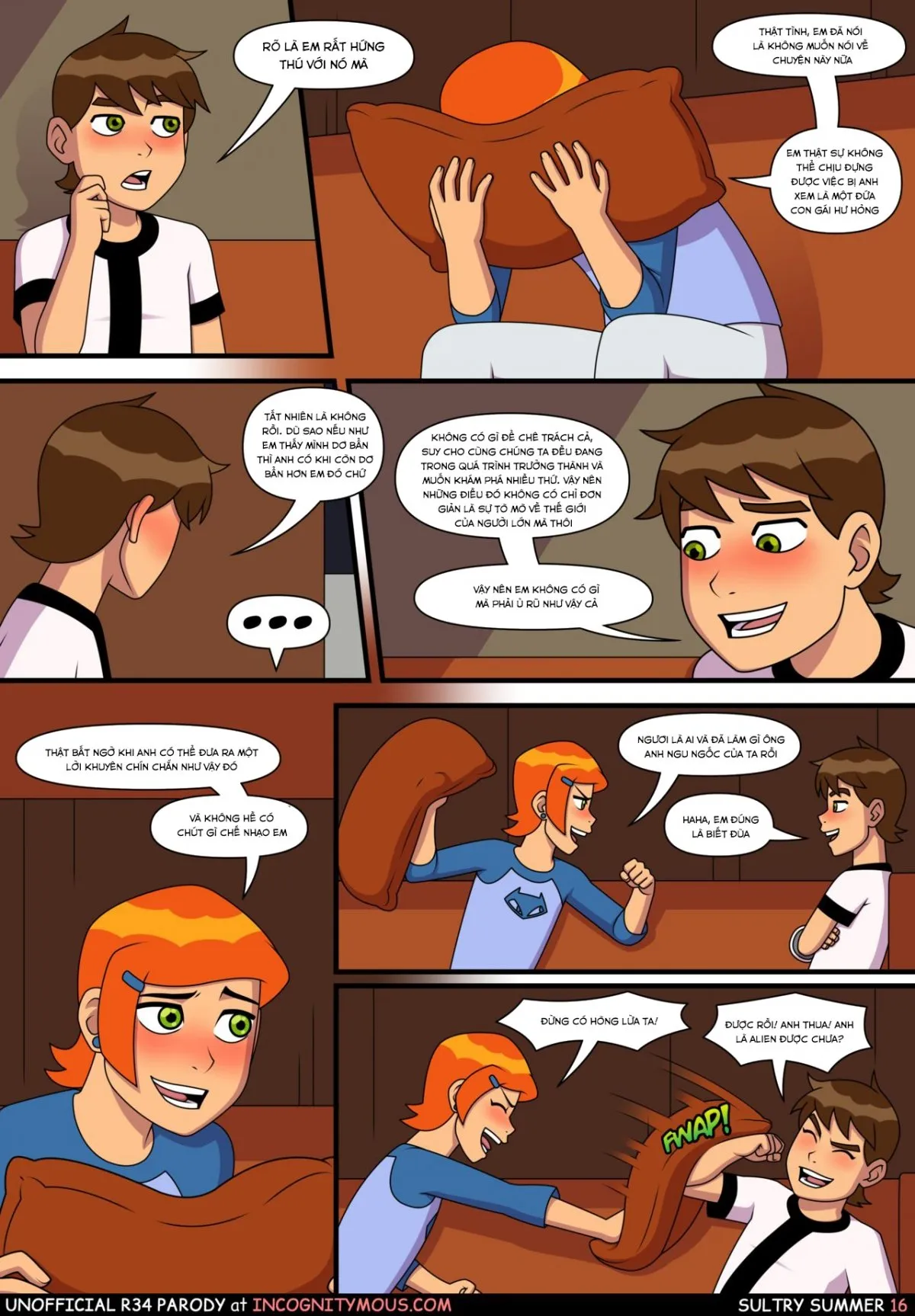 HentaiVN.net - Ảnh 16 - Sultry Summer (Ben 10) - Chap 1