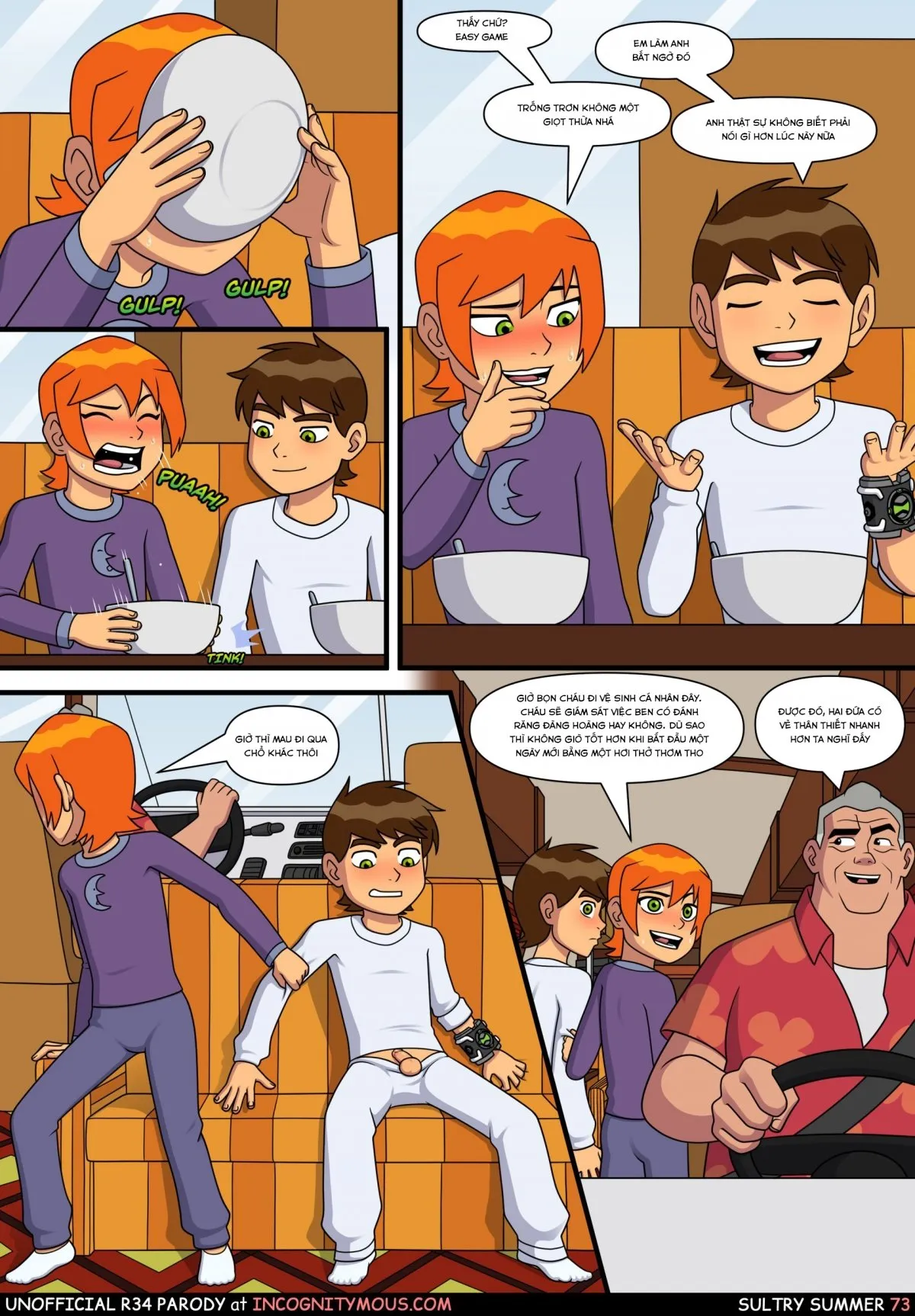 HentaiVN.net - Ảnh 10 - Sultry Summer (Ben 10) - Chap 2