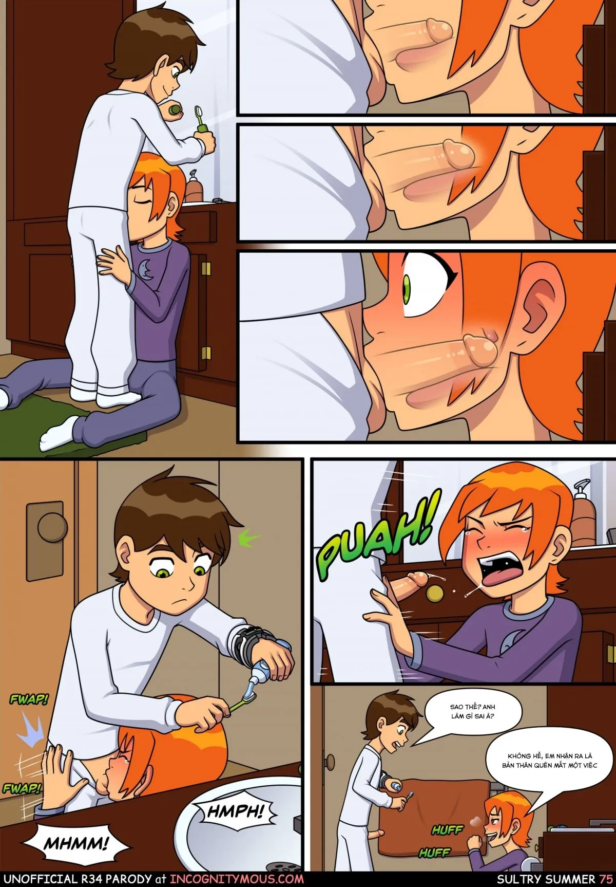 HentaiVN.net - Ảnh 12 - Sultry Summer (Ben 10) - Chap 2