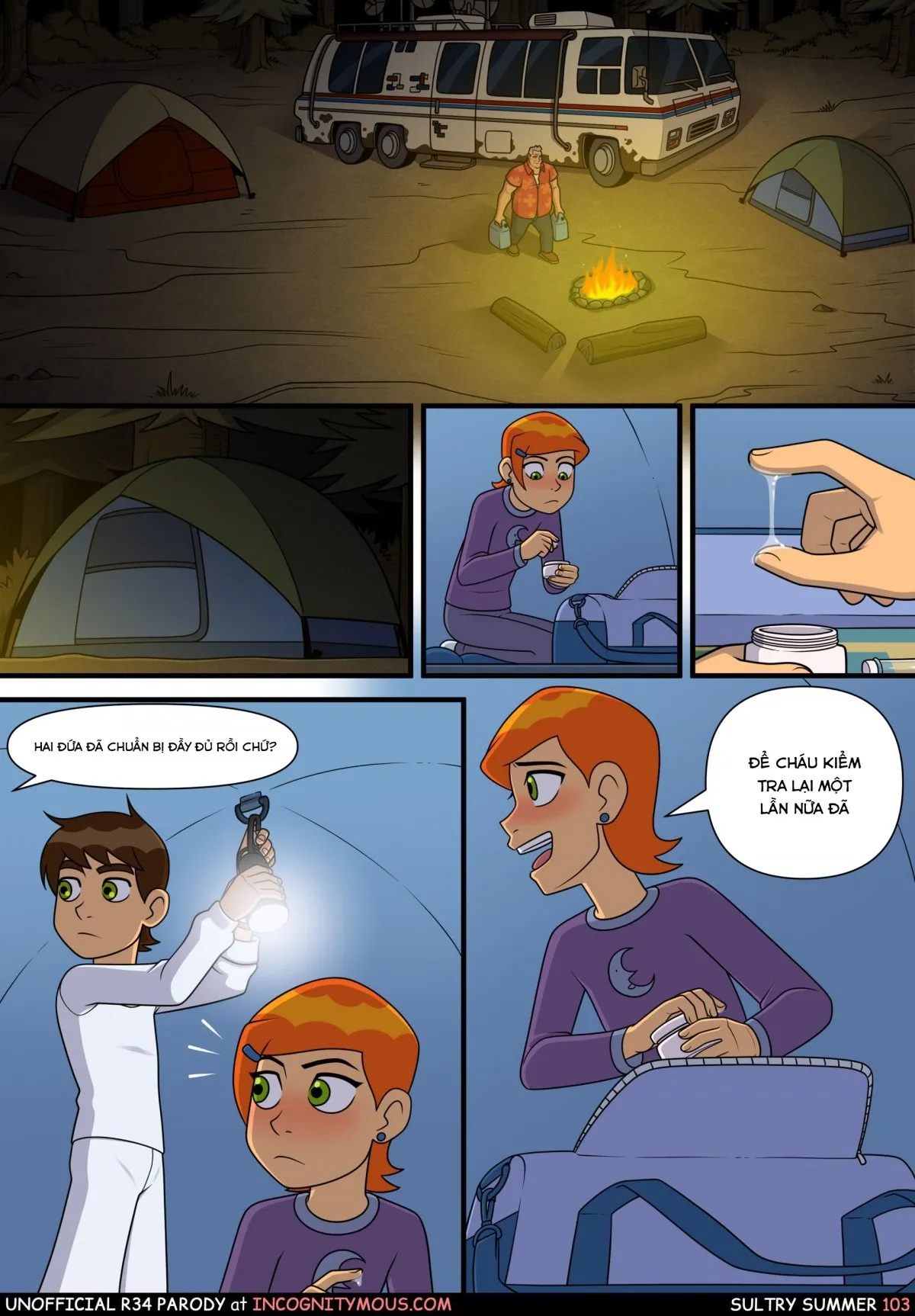 HentaiVN.net - Ảnh 40 - Sultry Summer (Ben 10) - Chap 2
