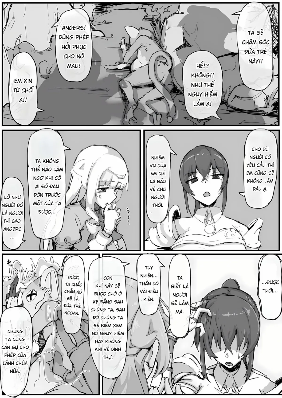 HentaiVN.net - Ảnh 4 - Tiểu thư và con khỉ may mắn. [Ojousama to Nemuri Saru] - Chap 1