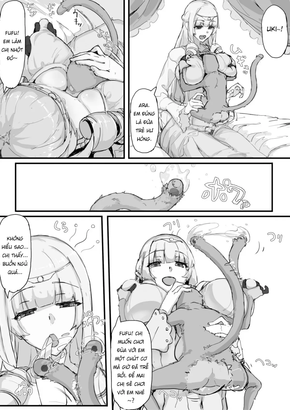 HentaiVN.net - Ảnh 6 - Tiểu thư và con khỉ may mắn. [Ojousama to Nemuri Saru] - Chap 1