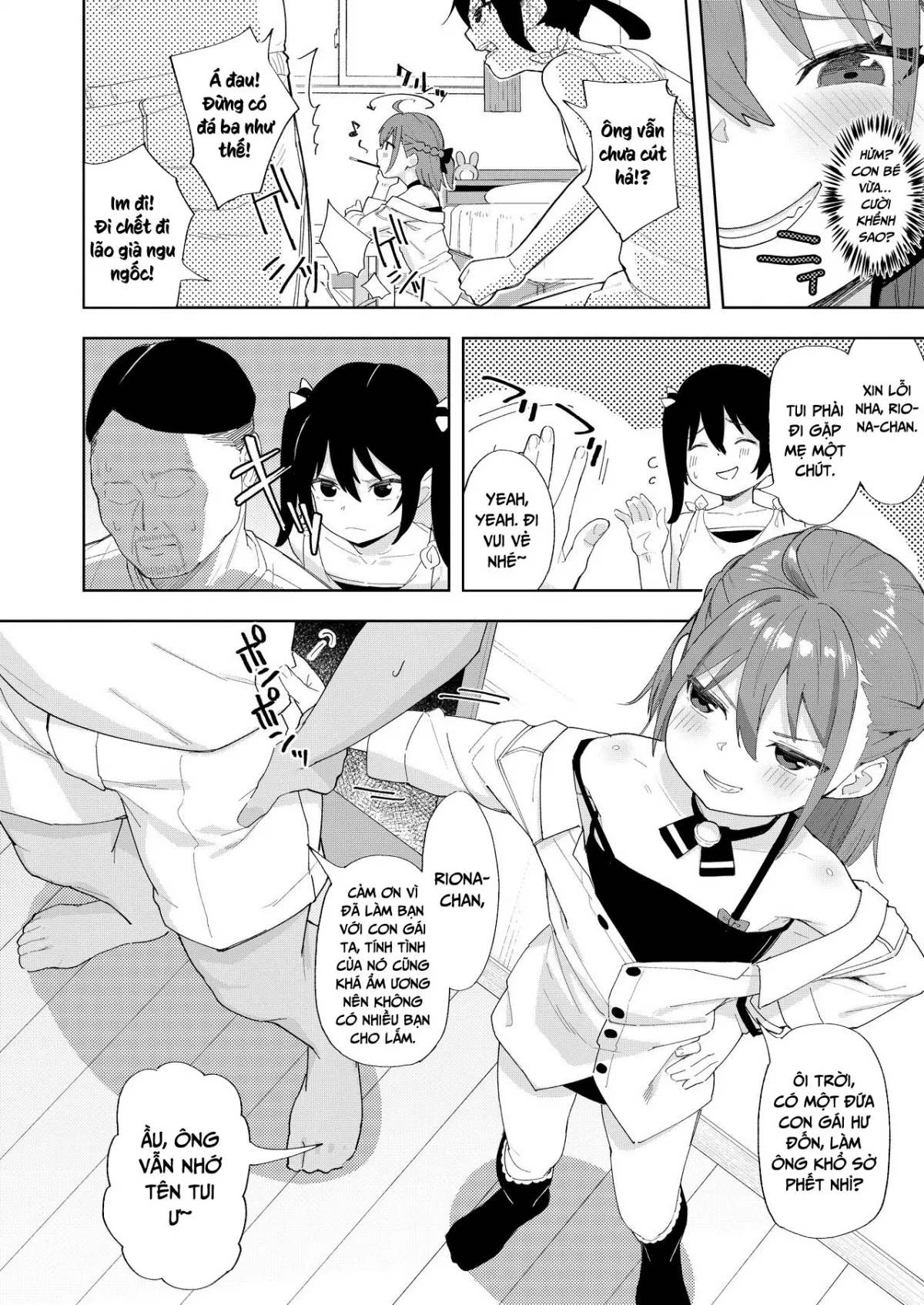 HentaiVN.net - Ảnh 4 - Tôi bị ăn hiếp bởi một con nhãi ranh là bạn của con gái mình [I Was Raped by a Little Brat Who's Friends With My Daughter] - Chap 1
