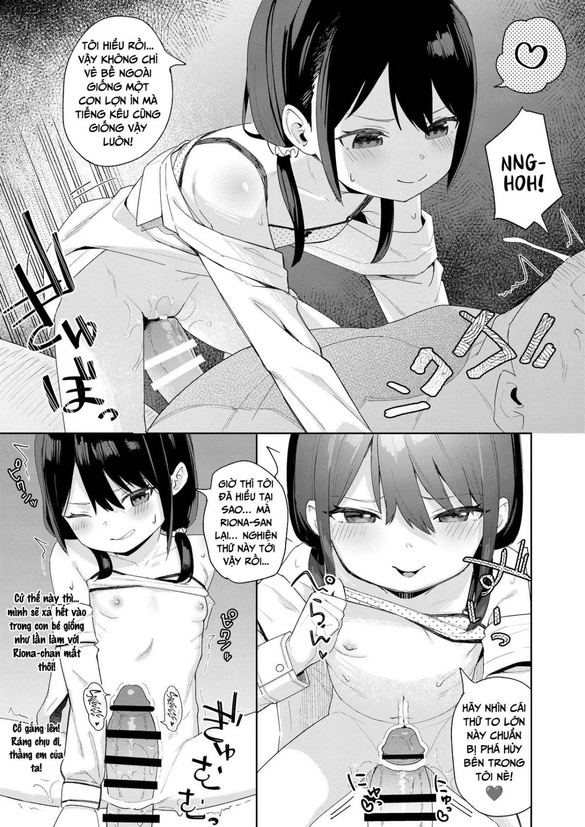 HentaiVN.net - Ảnh 15 - Tôi bị ăn hiếp bởi một con nhãi ranh là bạn của con gái mình [I Was Raped by a Little Brat Who's Friends With My Daughter] - Chap 2