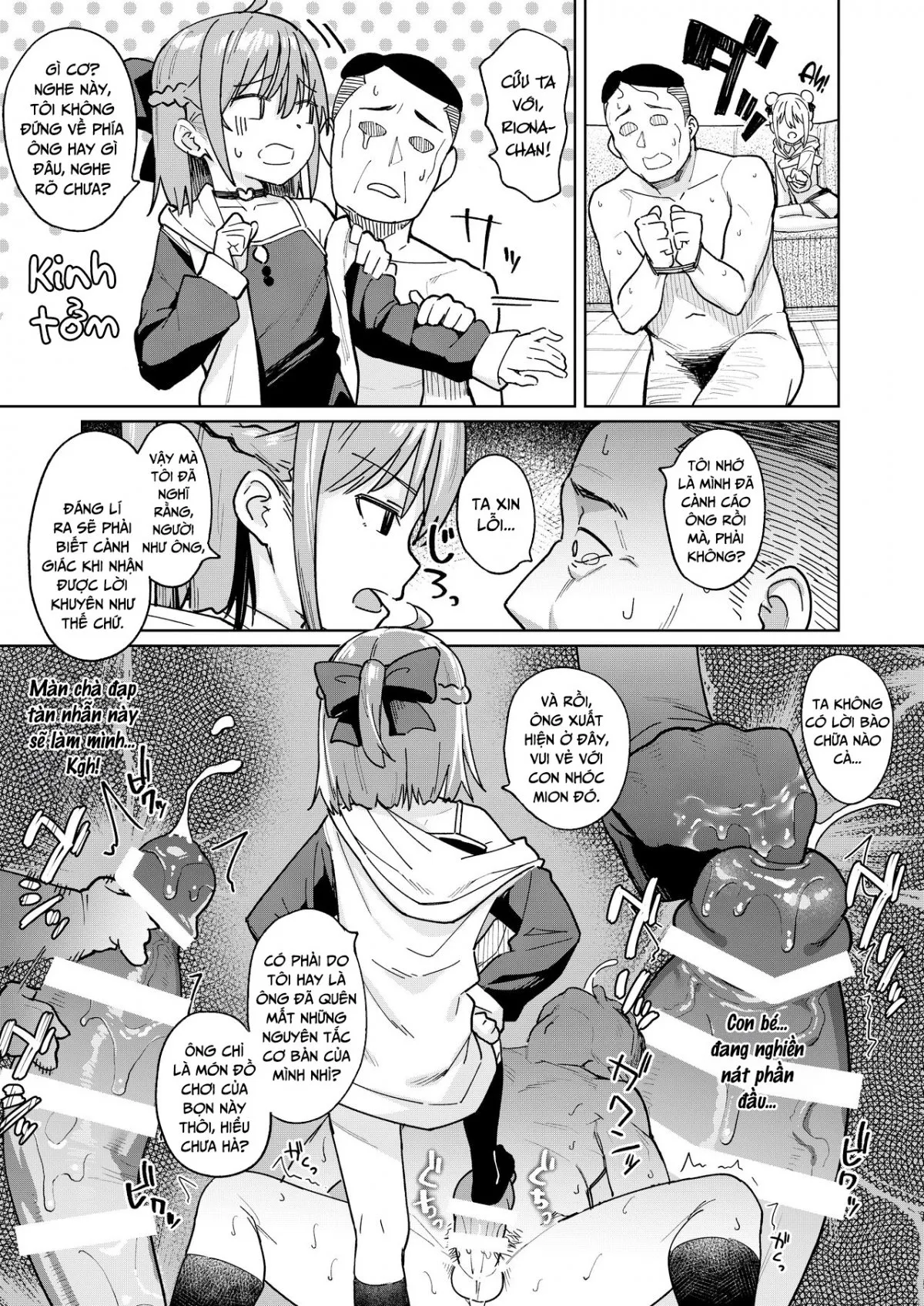HentaiVN.net - Ảnh 16 - Tôi bị ăn hiếp bởi một con nhãi ranh là bạn của con gái mình [I Was Raped by a Little Brat Who's Friends With My Daughter] - Chap 3