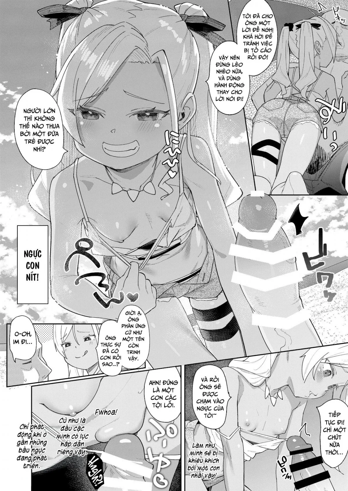 HentaiVN.net - Ảnh 7 - Tôi bị ăn hiếp bởi một con nhãi ranh là bạn của con gái mình [I Was Raped by a Little Brat Who's Friends With My Daughter] - Chap 4