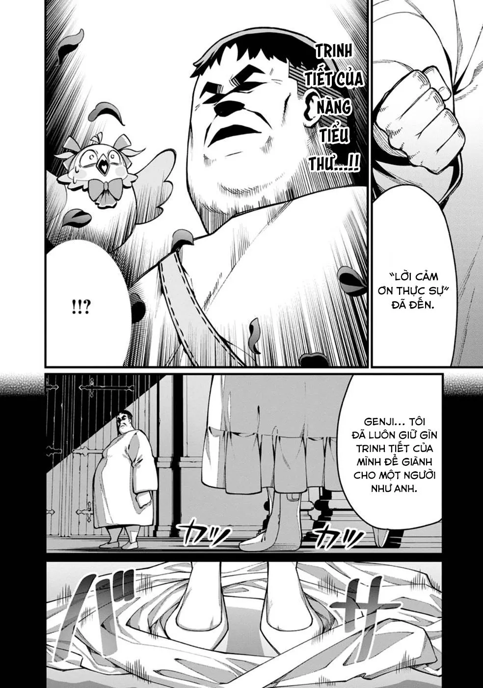HentaiVN.net - Ảnh 34 - Harem Ou no Isekai Press Manyuuki ～Saikyou Musou no Ojisan wa Arayuru Shuzoku wo Yome ni suru～ - Chương 1