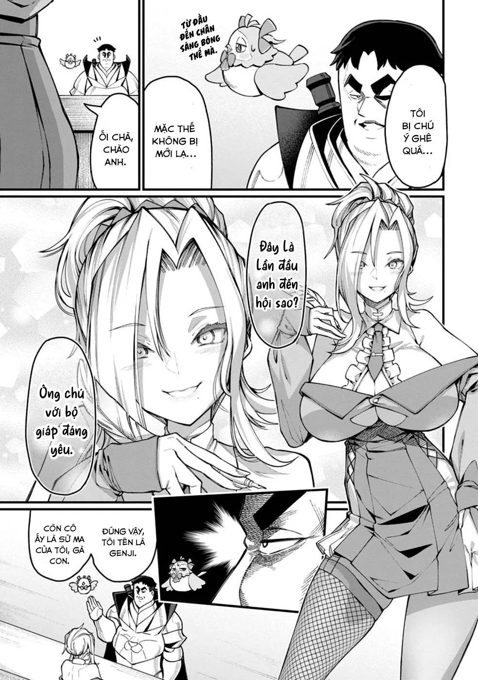HentaiVN.net - Ảnh 4 - Harem Ou no Isekai Press Manyuuki ～Saikyou Musou no Ojisan wa Arayuru Shuzoku wo Yome ni suru～ - Chương 2