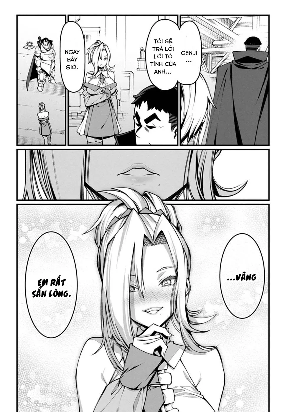 HentaiVN.net - Ảnh 12 - Harem Ou no Isekai Press Manyuuki ～Saikyou Musou no Ojisan wa Arayuru Shuzoku wo Yome ni suru～ - Chương 3