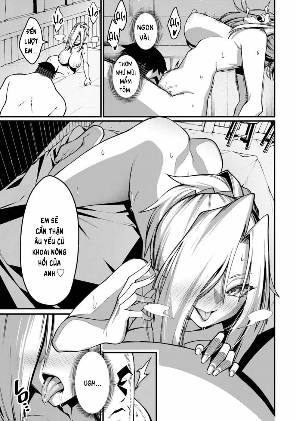 HentaiVN.net - Ảnh 20 - Harem Ou no Isekai Press Manyuuki ～Saikyou Musou no Ojisan wa Arayuru Shuzoku wo Yome ni suru～ - Chương 3