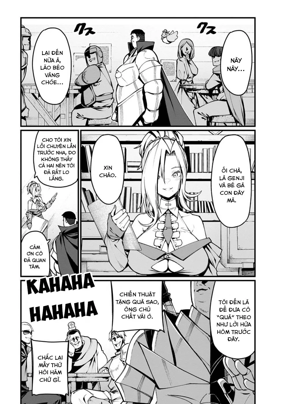 HentaiVN.net - Ảnh 3 - Harem Ou no Isekai Press Manyuuki ～Saikyou Musou no Ojisan wa Arayuru Shuzoku wo Yome ni suru～ - Chương 3