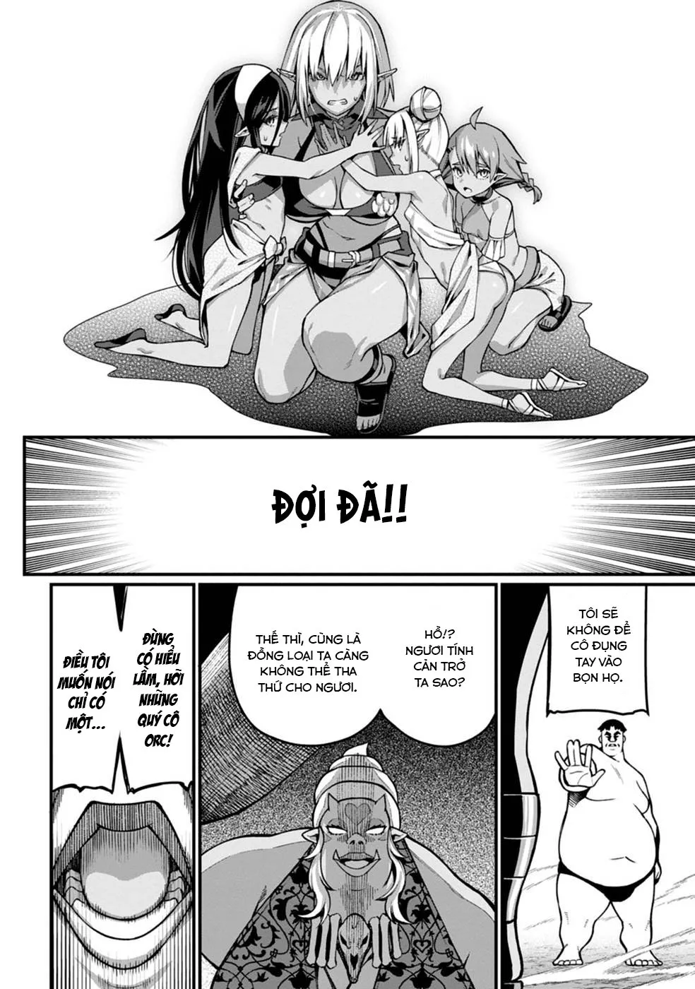 HentaiVN.net - Ảnh 27 - Harem Ou no Isekai Press Manyuuki ～Saikyou Musou no Ojisan wa Arayuru Shuzoku wo Yome ni suru～ - Chương 4