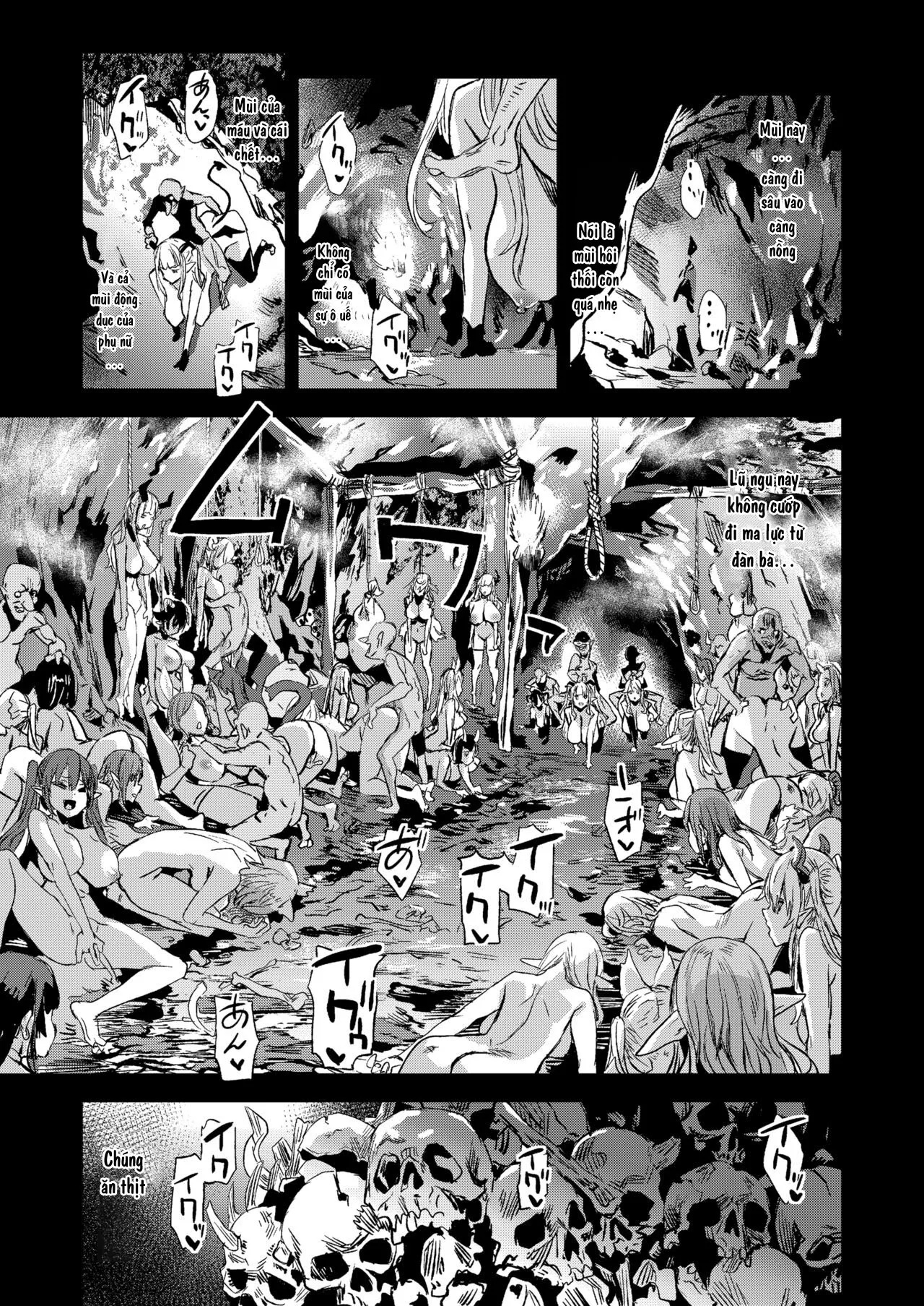 HentaiVN.net - Ảnh 17 - Succubus Joou vs Zako Goblin [サキュバス女王vs雑魚ゴブリン] - Chap 1