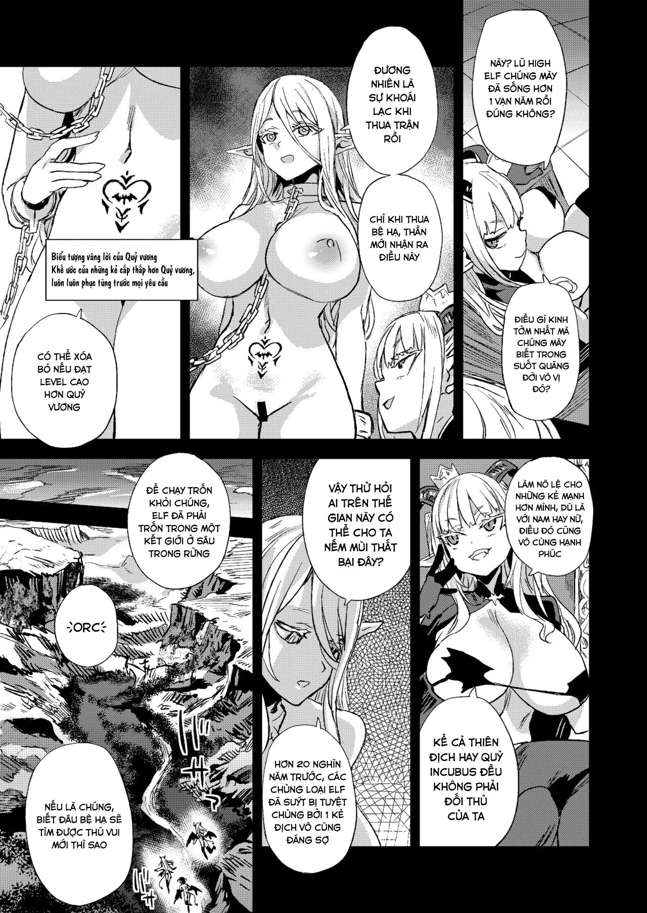 HentaiVN.net - Ảnh 7 - Succubus Joou vs Zako Goblin [サキュバス女王vs雑魚ゴブリン] - Chap 1