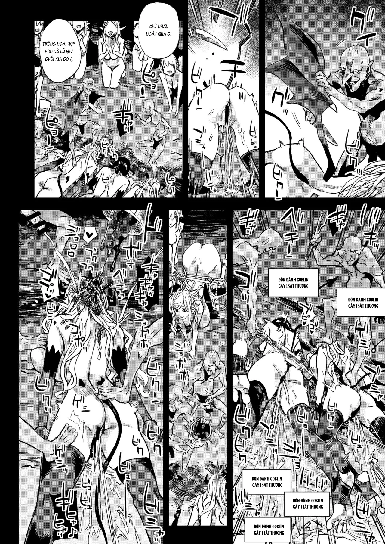HentaiVN.net - Ảnh 16 - Succubus Joou vs Zako Goblin [サキュバス女王vs雑魚ゴブリン] - Chap 2