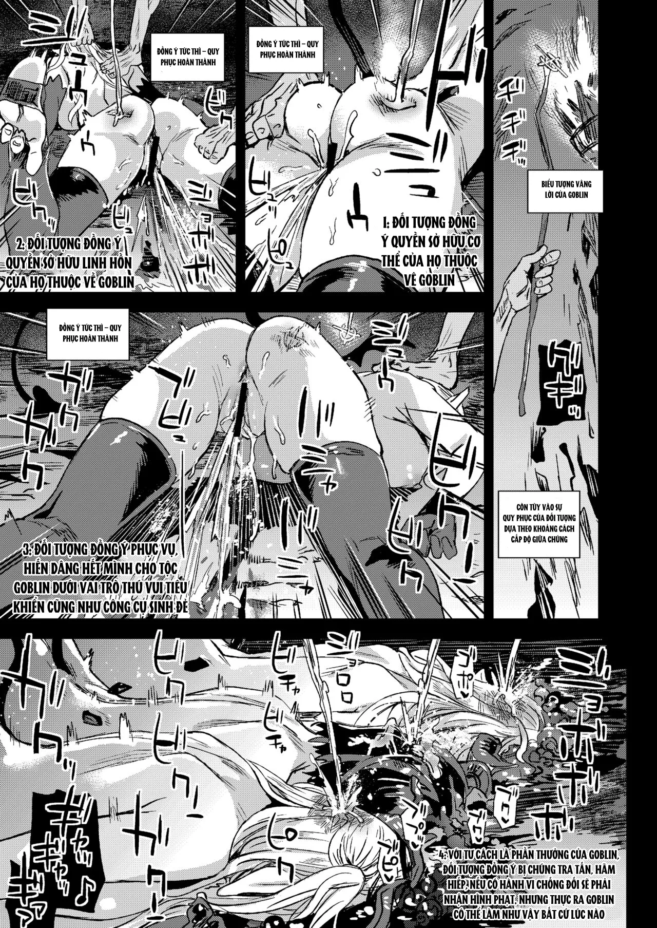 HentaiVN.net - Ảnh 17 - Succubus Joou vs Zako Goblin [サキュバス女王vs雑魚ゴブリン] - Chap 2