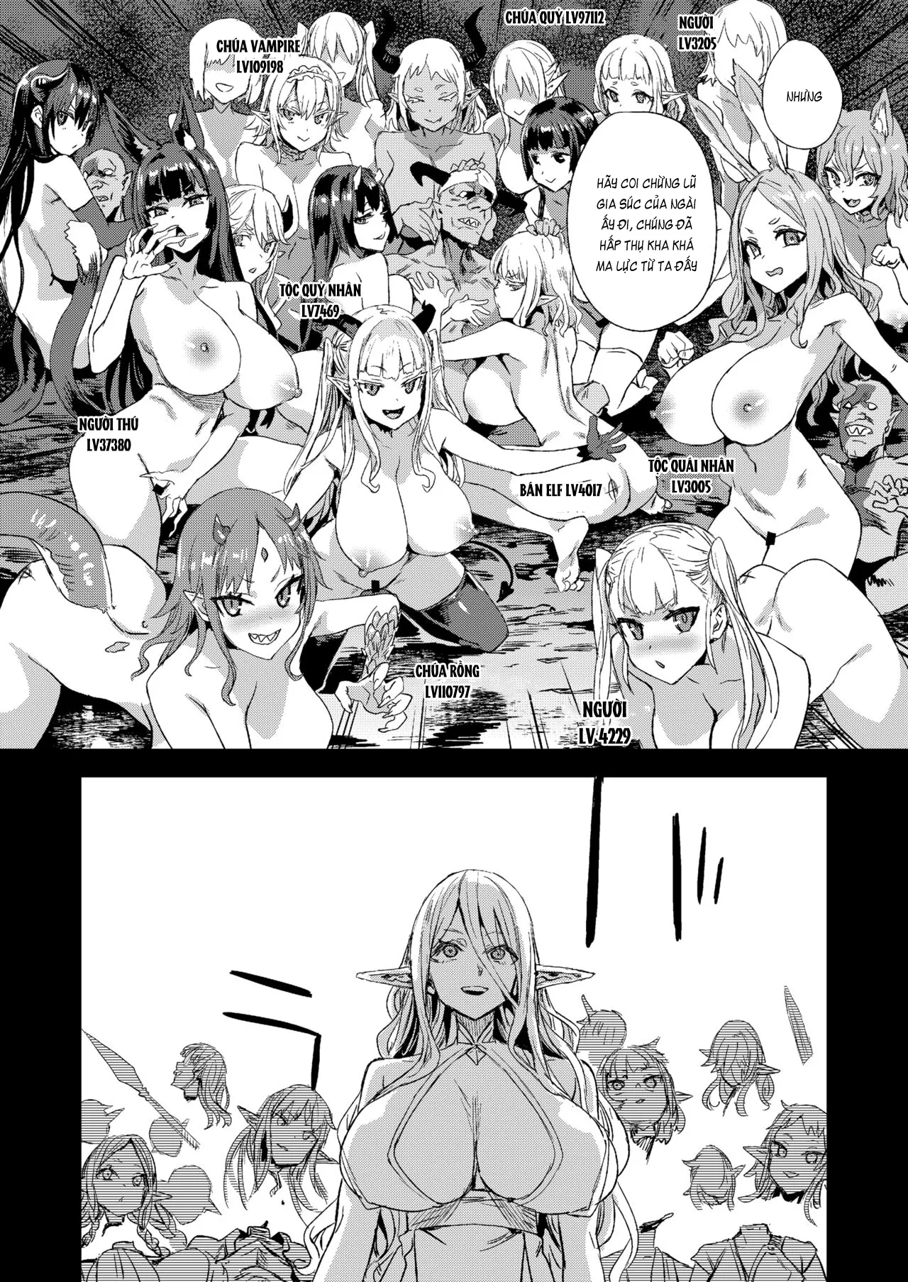 HentaiVN.net - Ảnh 26 - Succubus Joou vs Zako Goblin [サキュバス女王vs雑魚ゴブリン] - Chap 2