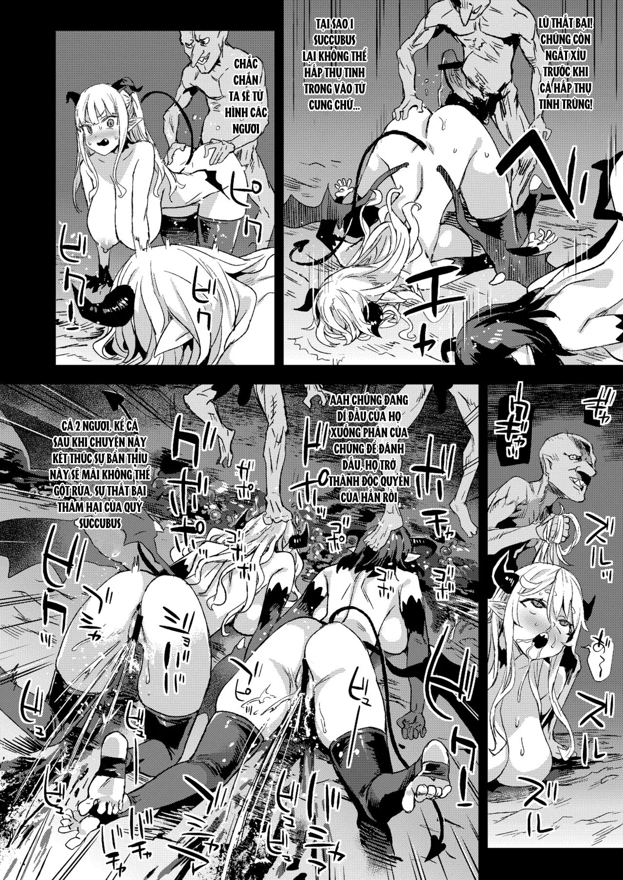 HentaiVN.net - Ảnh 8 - Succubus Joou vs Zako Goblin [サキュバス女王vs雑魚ゴブリン] - Chap 2