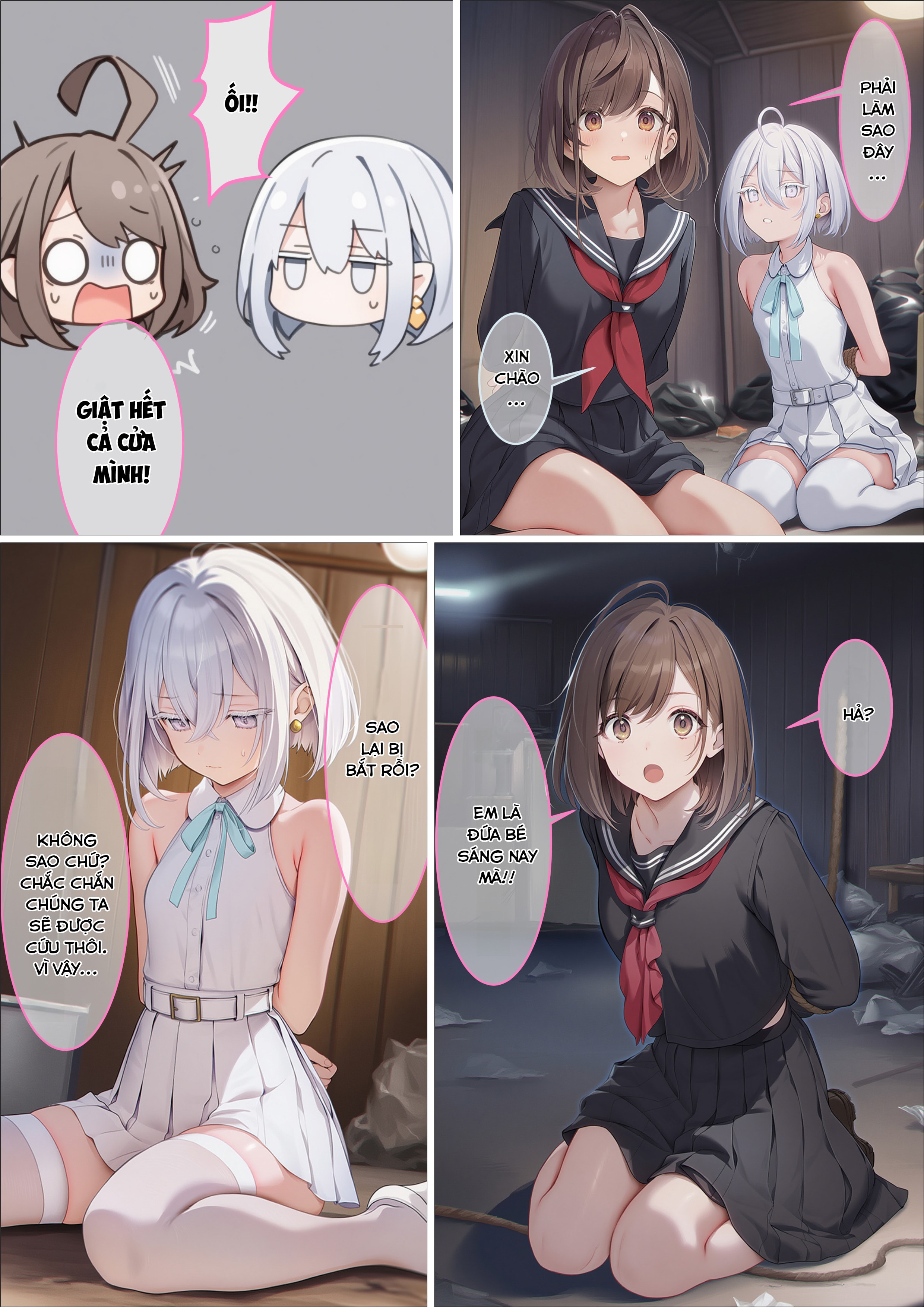 HentaiVN.net - Ảnh 21 - Thiếu nữ phép thuật WISHES - Chương Bắt cóc Inori