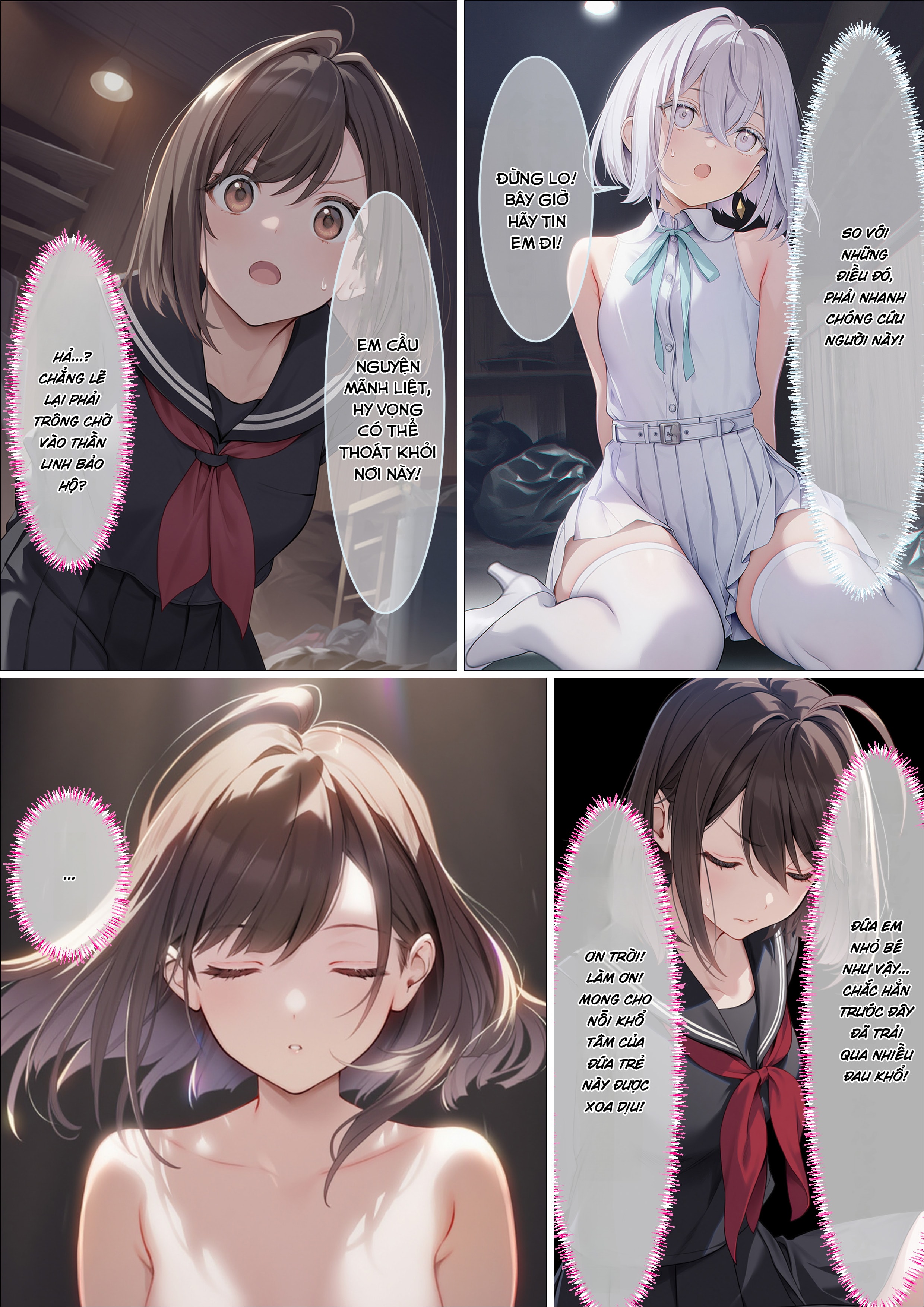 HentaiVN.net - Ảnh 24 - Thiếu nữ phép thuật WISHES - Chương Bắt cóc Inori