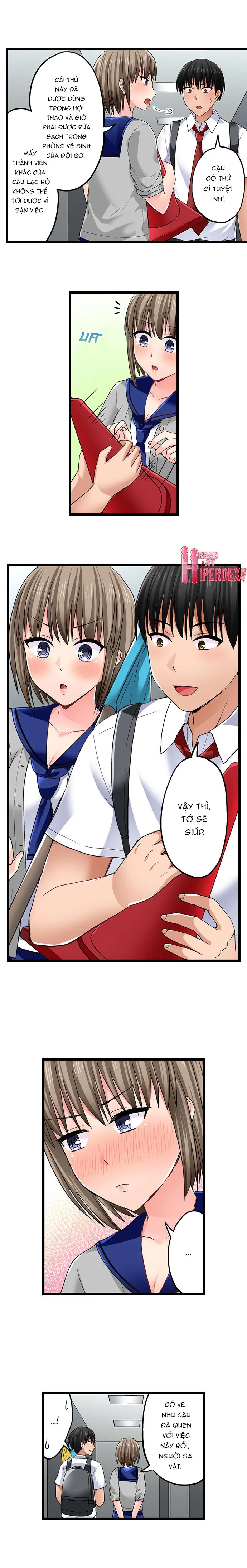 HentaiVN.net - Ảnh 6 - Trả thù kẻ bắt nạt bằng cách lếu lều [Bullied Boy’s Tongue Revenge] - Chap 46: Chuyện tình hồ bơi