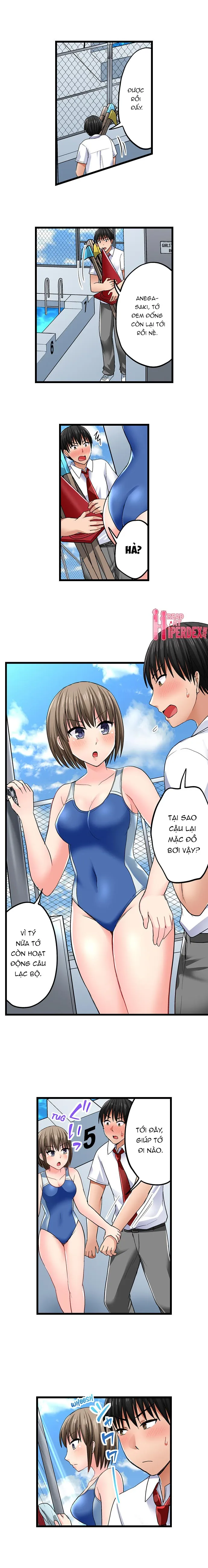 HentaiVN.net - Ảnh 7 - Trả thù kẻ bắt nạt bằng cách lếu lều [Bullied Boy’s Tongue Revenge] - Chap 46: Chuyện tình hồ bơi