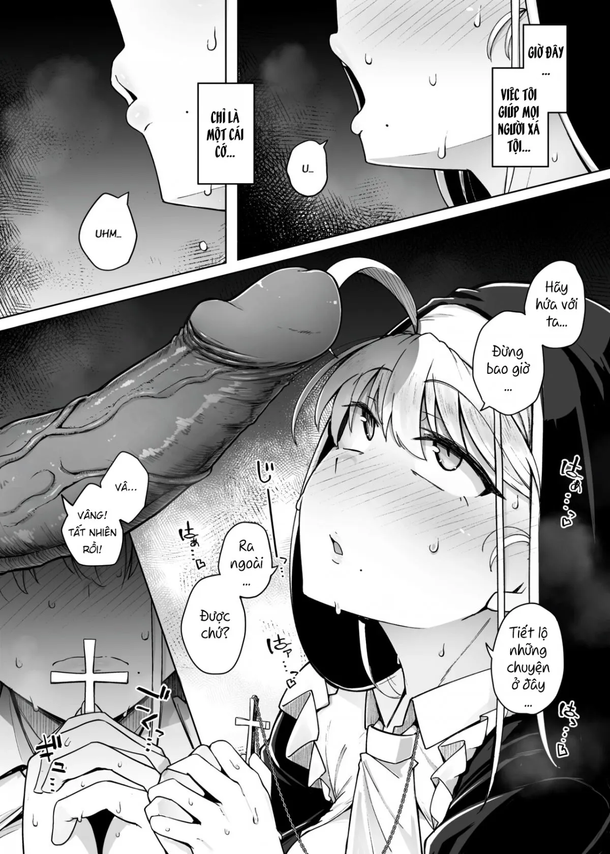 HentaiVN.net - Ảnh 15 - Buồng xưng tội [Confession Hole] - Chap 2