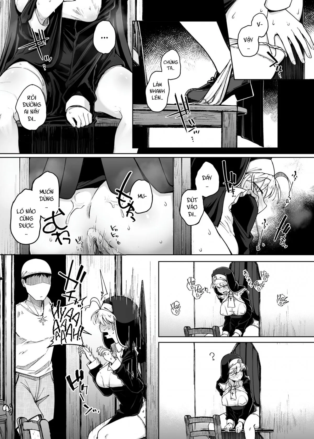 HentaiVN.net - Ảnh 34 - Buồng xưng tội [Confession Hole] - Chap 2