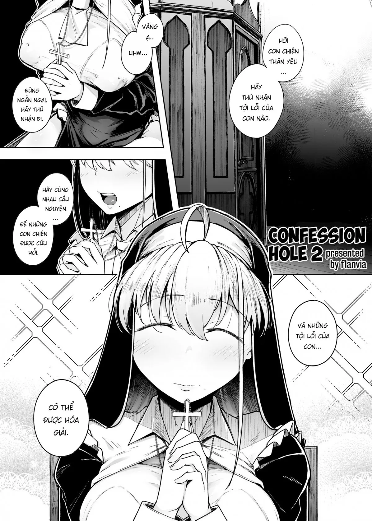 HentaiVN.net - Ảnh 4 - Buồng xưng tội [Confession Hole] - Chap 2