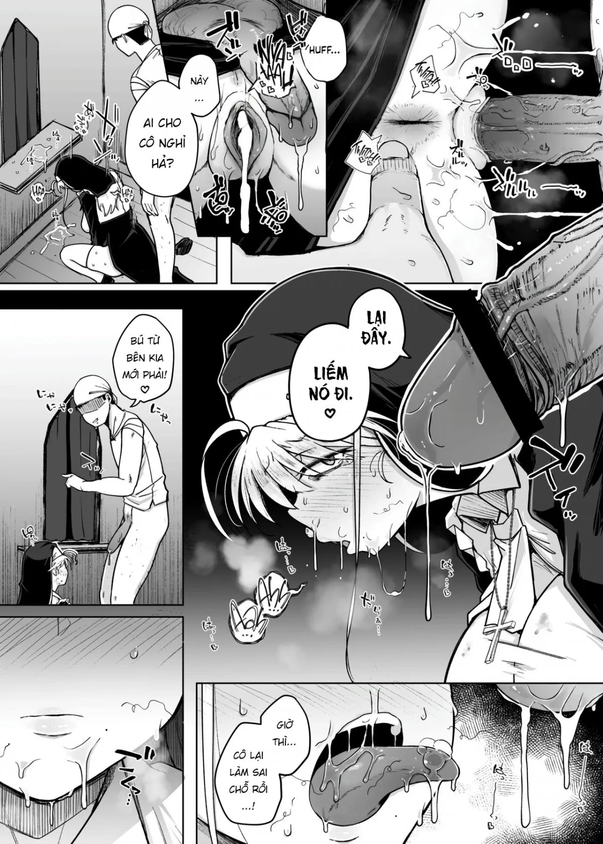 HentaiVN.net - Ảnh 51 - Buồng xưng tội [Confession Hole] - Chap 2