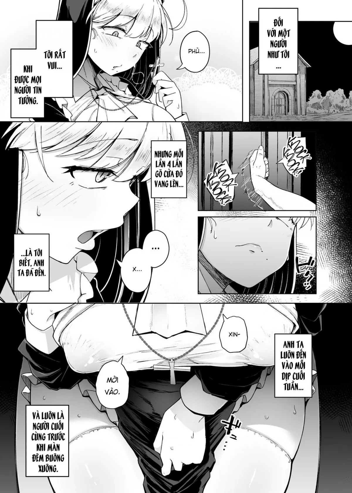 HentaiVN.net - Ảnh 6 - Buồng xưng tội [Confession Hole] - Chap 2