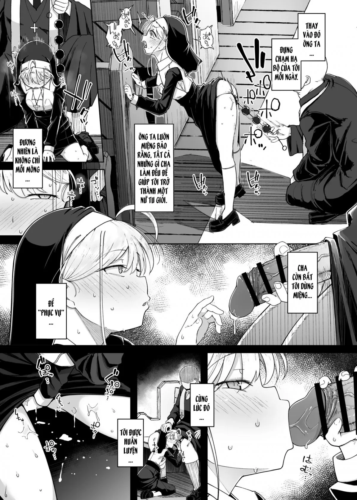 HentaiVN.net - Ảnh 11 - Buồng xưng tội [Confession Hole] - Chap 4