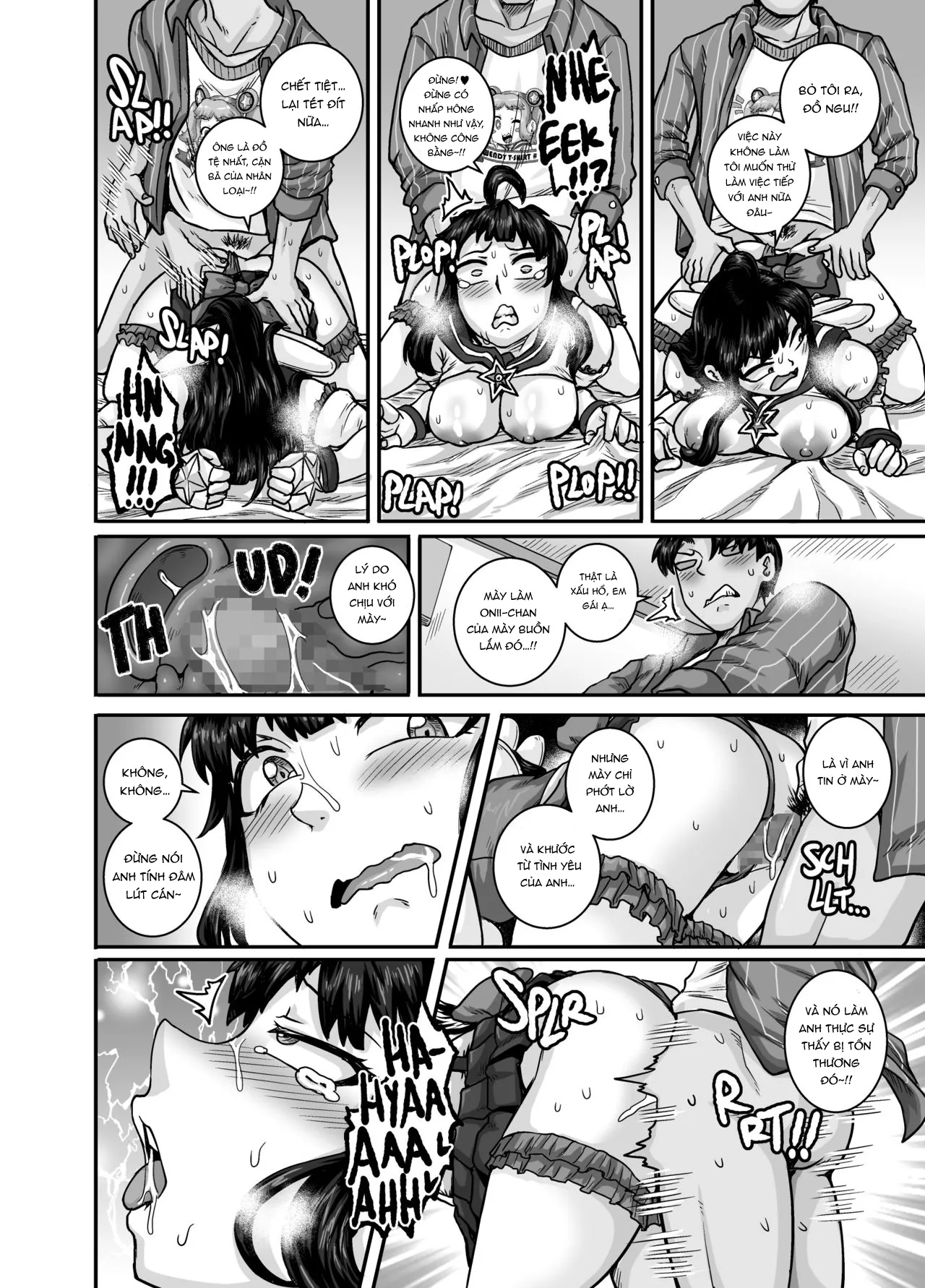 HentaiVN.net - Ảnh 11 - Dạy Dỗ Con Em Láo Lòn Bằng Con Cá Chà Bặc - Vol 2 [Annoying (Step) Sister Needs to be Scolded!! Two~ ; Mukatsuku Imouto wa Chanto Shikaranakucha!! 2] - Chap 2 - Phang em gái phép thuật