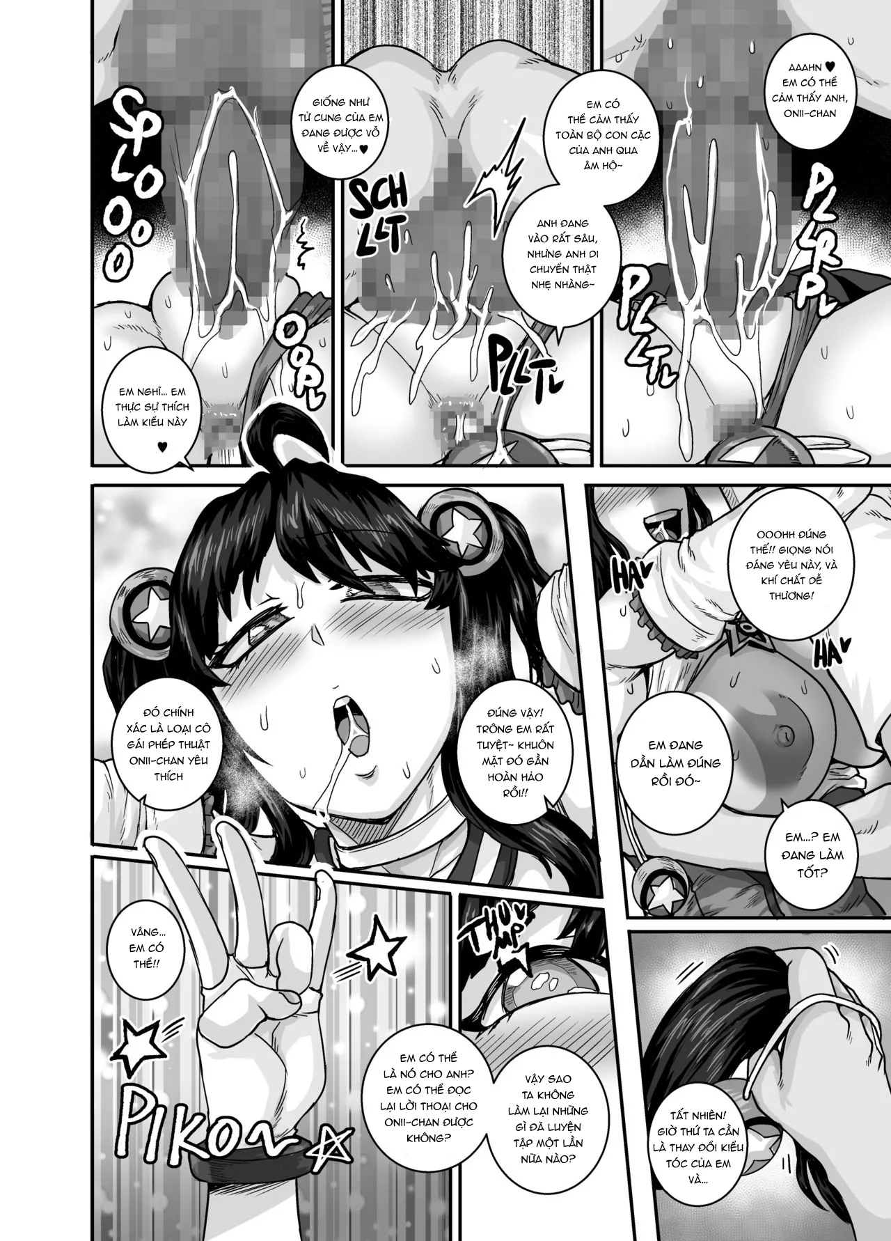 HentaiVN.net - Ảnh 17 - Dạy Dỗ Con Em Láo Lòn Bằng Con Cá Chà Bặc - Vol 2 [Annoying (Step) Sister Needs to be Scolded!! Two~ ; Mukatsuku Imouto wa Chanto Shikaranakucha!! 2] - Chap 2 - Phang em gái phép thuật
