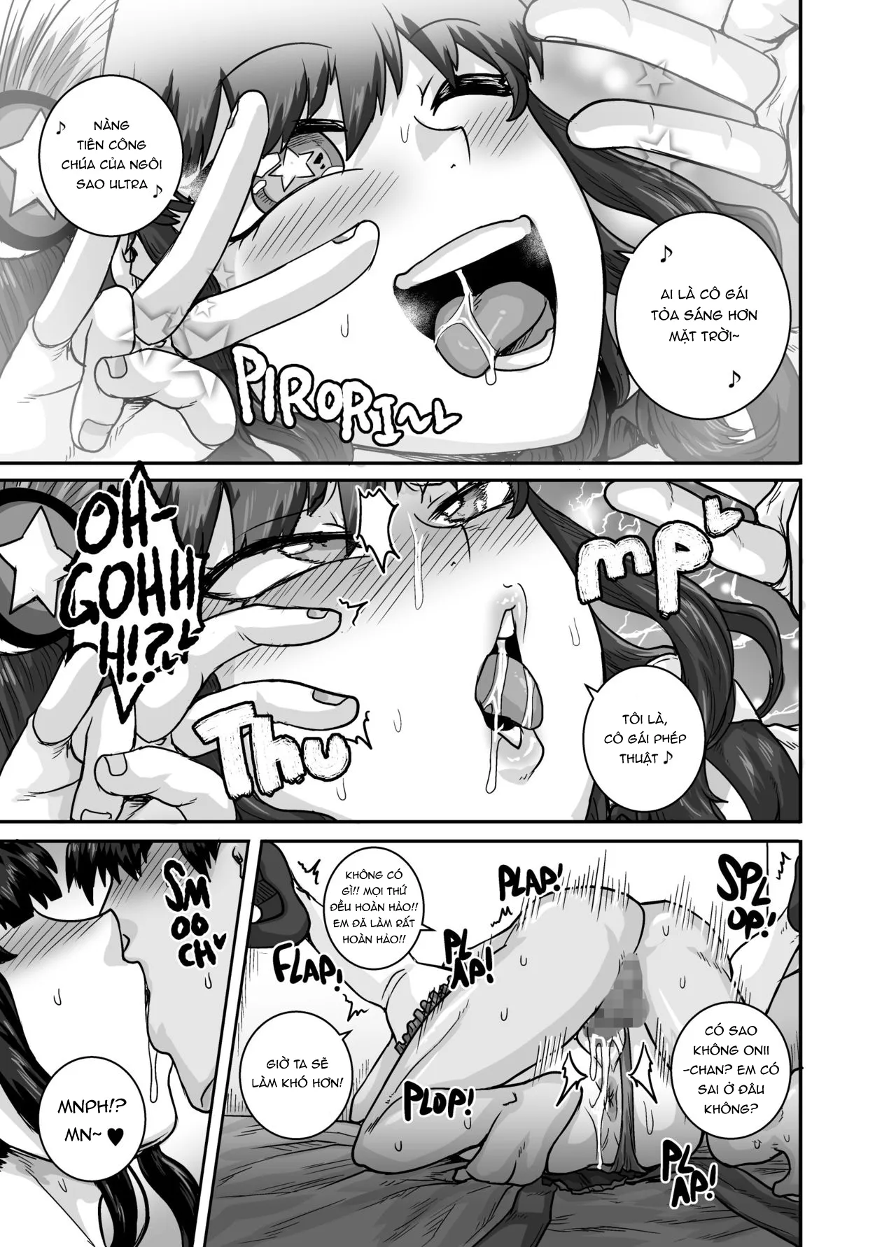 HentaiVN.net - Ảnh 18 - Dạy Dỗ Con Em Láo Lòn Bằng Con Cá Chà Bặc - Vol 2 [Annoying (Step) Sister Needs to be Scolded!! Two~ ; Mukatsuku Imouto wa Chanto Shikaranakucha!! 2] - Chap 2 - Phang em gái phép thuật