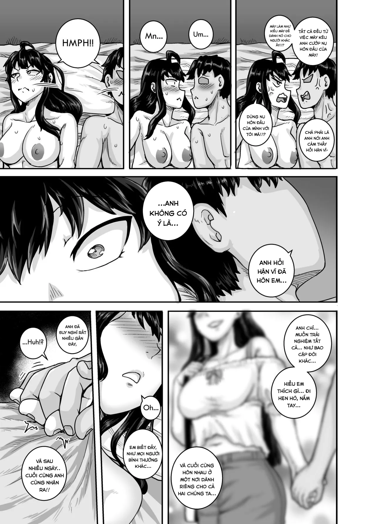 HentaiVN.net - Ảnh 29 - Dạy Dỗ Con Em Láo Lòn Bằng Con Cá Chà Bặc - Vol 2 [Annoying (Step) Sister Needs to be Scolded!! Two~ ; Mukatsuku Imouto wa Chanto Shikaranakucha!! 2] - Chap 3 - Cãi nhau và đình chiến