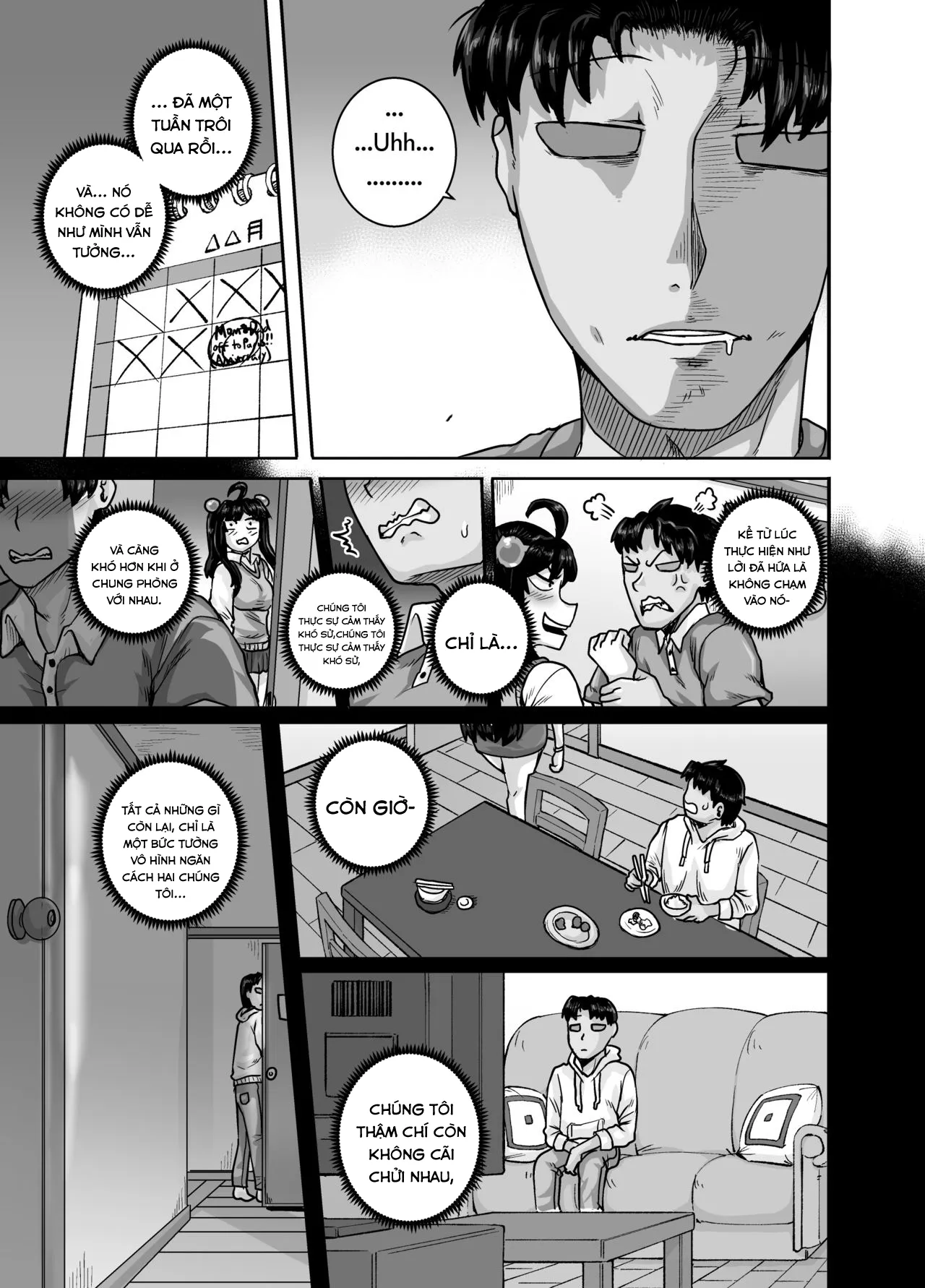 HentaiVN.net - Ảnh 5 - Dạy Dỗ Con Em Láo Lòn Bằng Con Cá Chà Bặc - Vol 2 [Annoying (Step) Sister Needs to be Scolded!! Two~ ; Mukatsuku Imouto wa Chanto Shikaranakucha!! 2] - Chap 3 - Cãi nhau và đình chiến