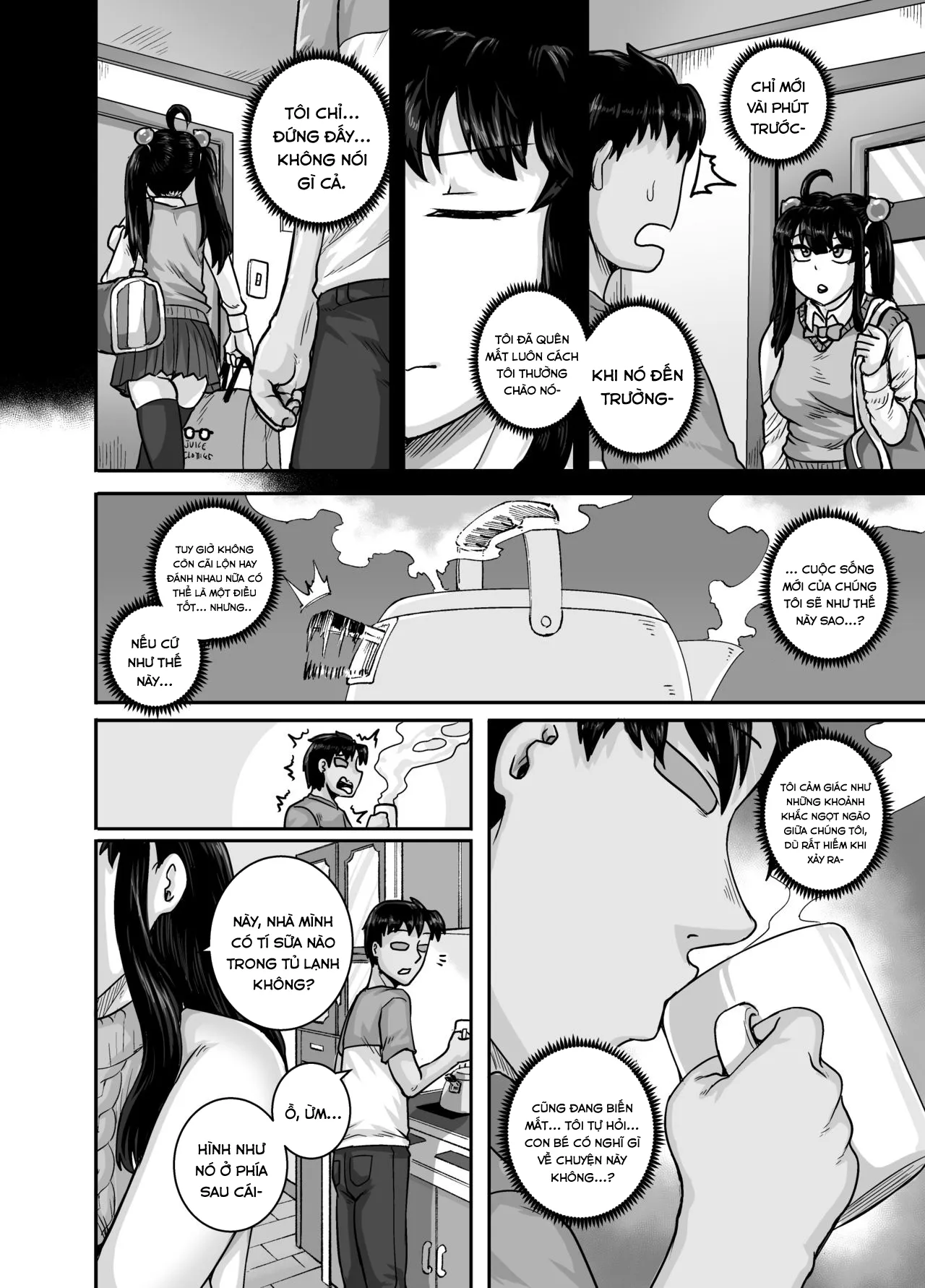 HentaiVN.net - Ảnh 6 - Dạy Dỗ Con Em Láo Lòn Bằng Con Cá Chà Bặc - Vol 2 [Annoying (Step) Sister Needs to be Scolded!! Two~ ; Mukatsuku Imouto wa Chanto Shikaranakucha!! 2] - Chap 3 - Cãi nhau và đình chiến