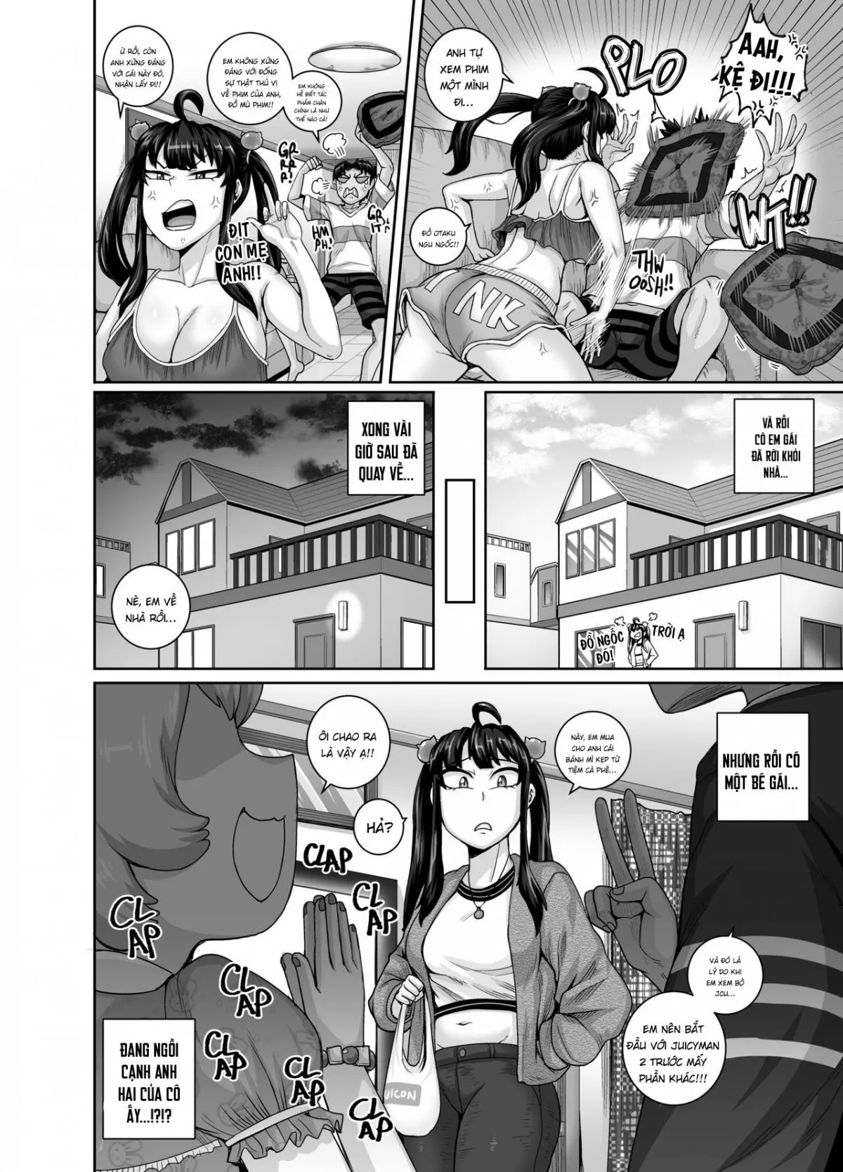HentaiVN.net - Ảnh 16 - Dạy Dỗ Con Em Láo Lòn Bằng Con Cá Chà Bặc - Vol 2 [Annoying (Step) Sister Needs to be Scolded!! Two~ ; Mukatsuku Imouto wa Chanto Shikaranakucha!! 2] - Phần 3 - Chap 1