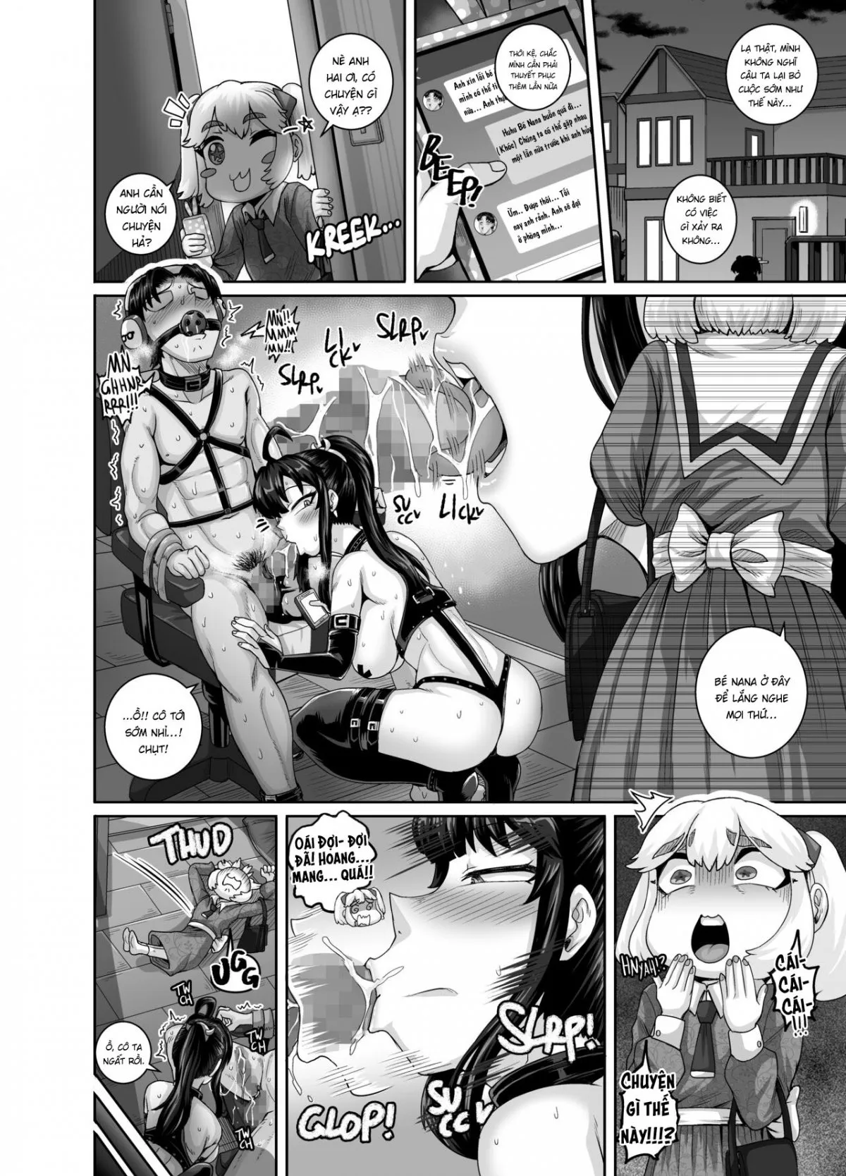 HentaiVN.net - Ảnh 20 - Dạy Dỗ Con Em Láo Lòn Bằng Con Cá Chà Bặc - Vol 2 [Annoying (Step) Sister Needs to be Scolded!! Two~ ; Mukatsuku Imouto wa Chanto Shikaranakucha!! 2] - Phần 3 - Chap 1