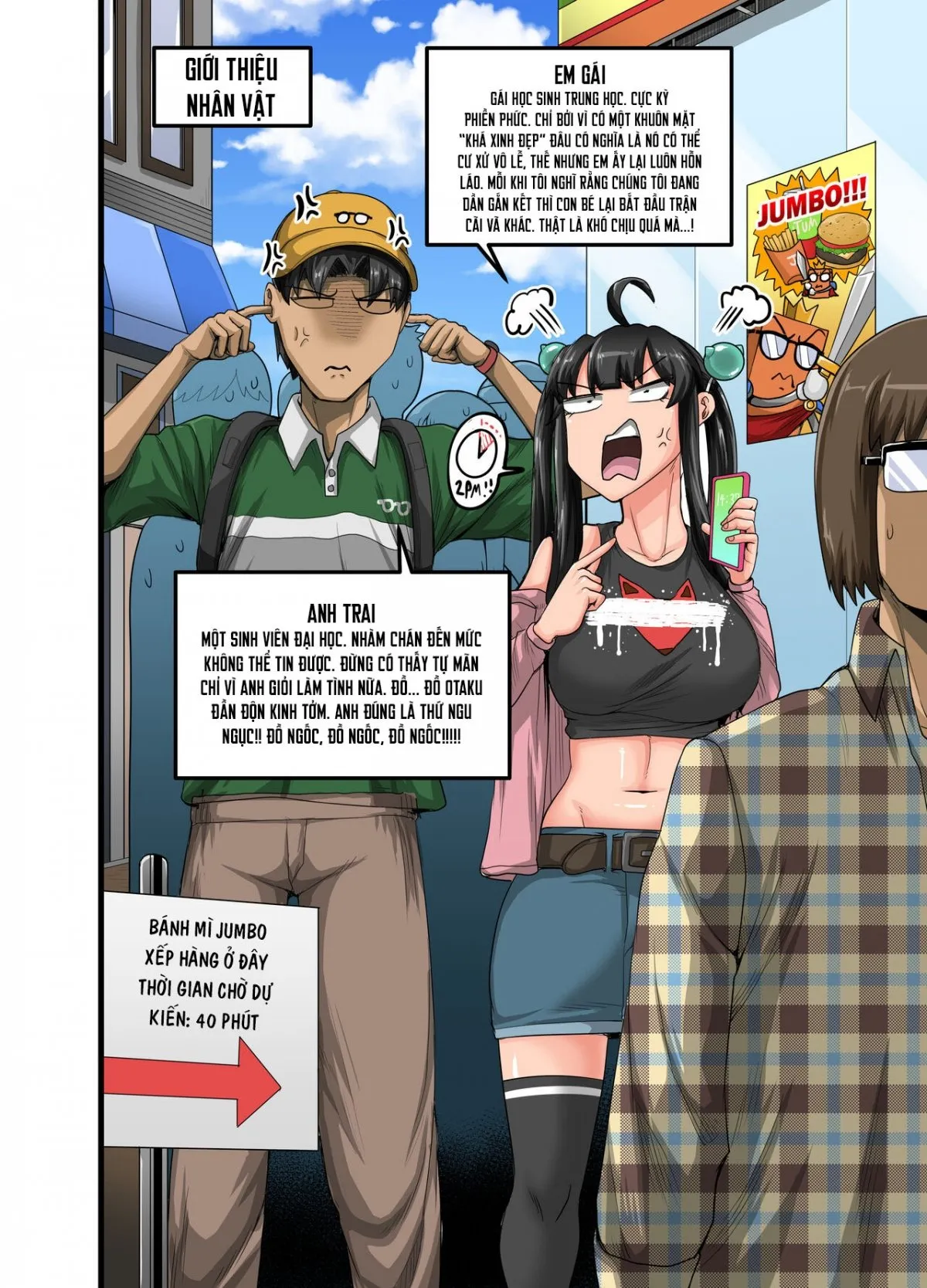 HentaiVN.net - Ảnh 4 - Dạy Dỗ Con Em Láo Lòn Bằng Con Cá Chà Bặc - Vol 2 [Annoying (Step) Sister Needs to be Scolded!! Two~ ; Mukatsuku Imouto wa Chanto Shikaranakucha!! 2] - Phần 3 - Chap 1
