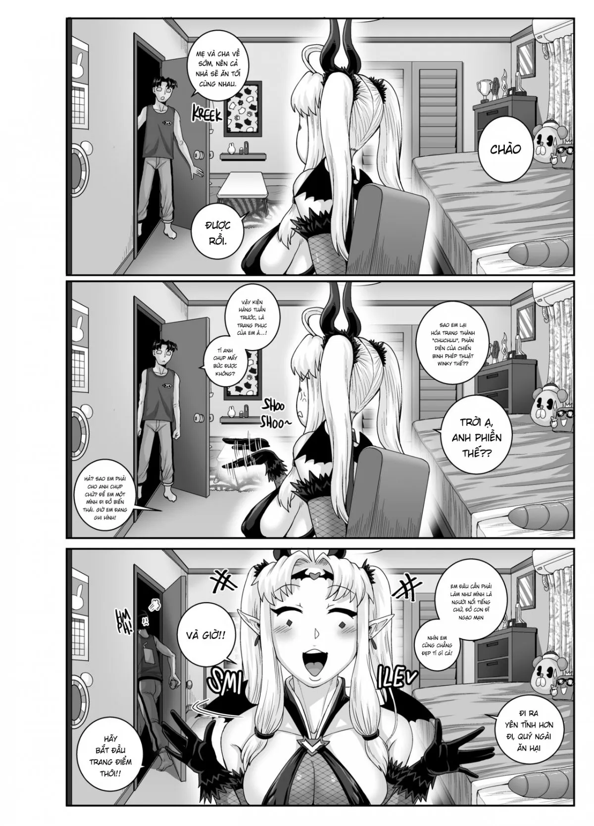 HentaiVN.net - Ảnh 21 - Dạy Dỗ Con Em Láo Lòn Bằng Con Cá Chà Bặc - Vol 2 [Annoying (Step) Sister Needs to be Scolded!! Two~ ; Mukatsuku Imouto wa Chanto Shikaranakucha!! 2] - Phần 3 - Chap 2