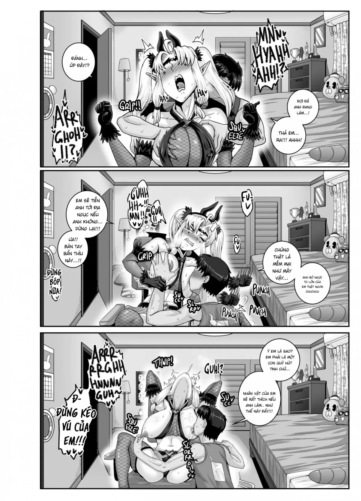 HentaiVN.net - Ảnh 23 - Dạy Dỗ Con Em Láo Lòn Bằng Con Cá Chà Bặc - Vol 2 [Annoying (Step) Sister Needs to be Scolded!! Two~ ; Mukatsuku Imouto wa Chanto Shikaranakucha!! 2] - Phần 3 - Chap 2