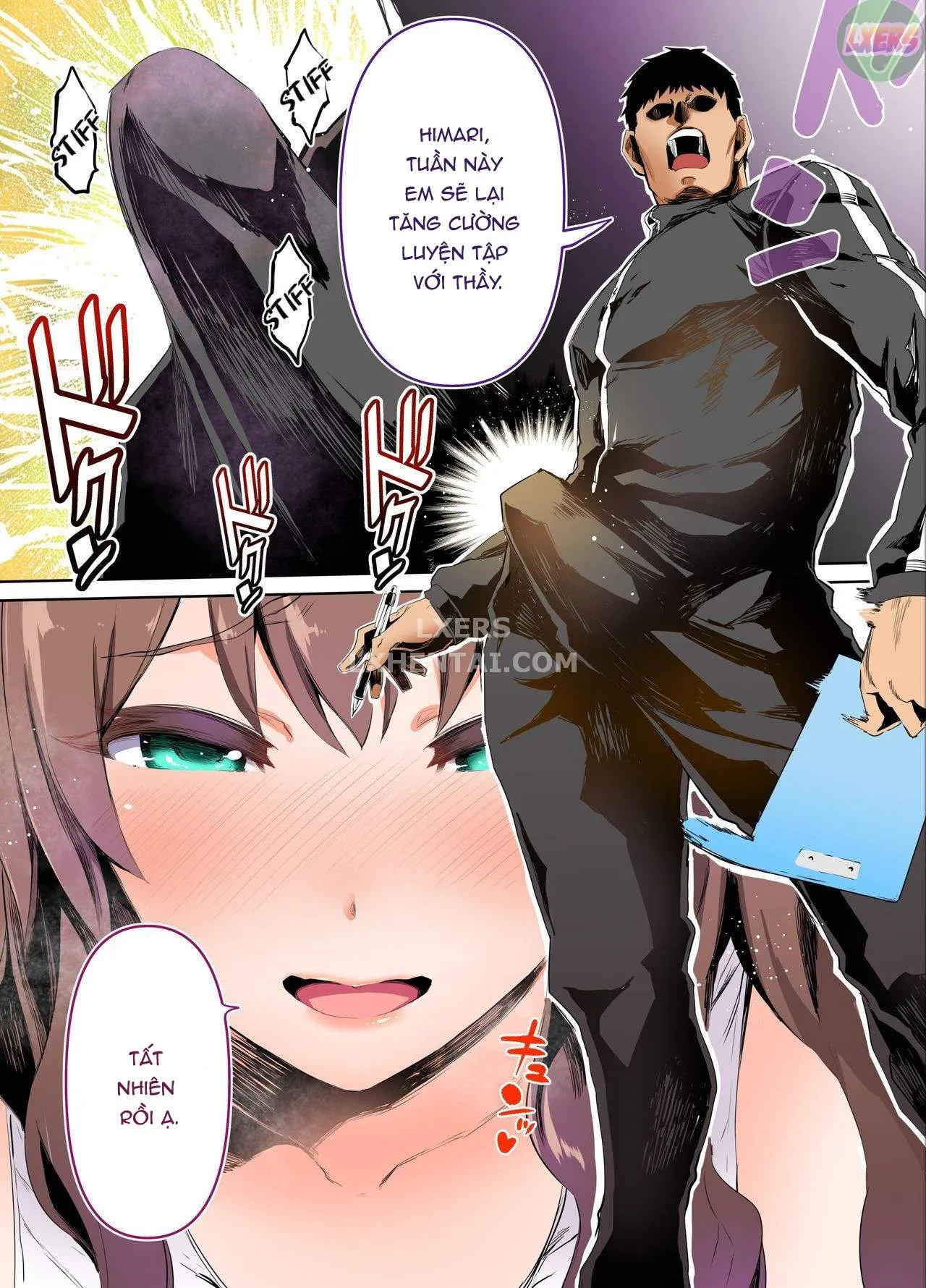 HentaiVN.net - Ảnh 12 - Rikujoubu Buchou To Fukubuchou Wa Ore No Nama Onaho!!! - Chap 1