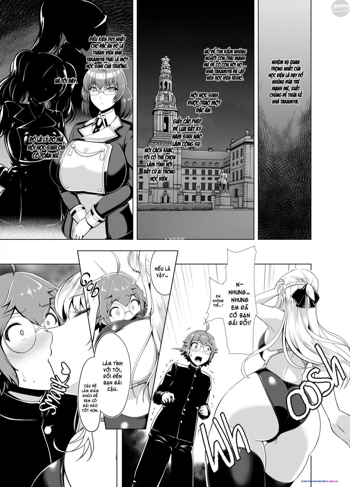 HentaiVN.net - Ảnh 10 - The Student Council's Demand - Chap 1