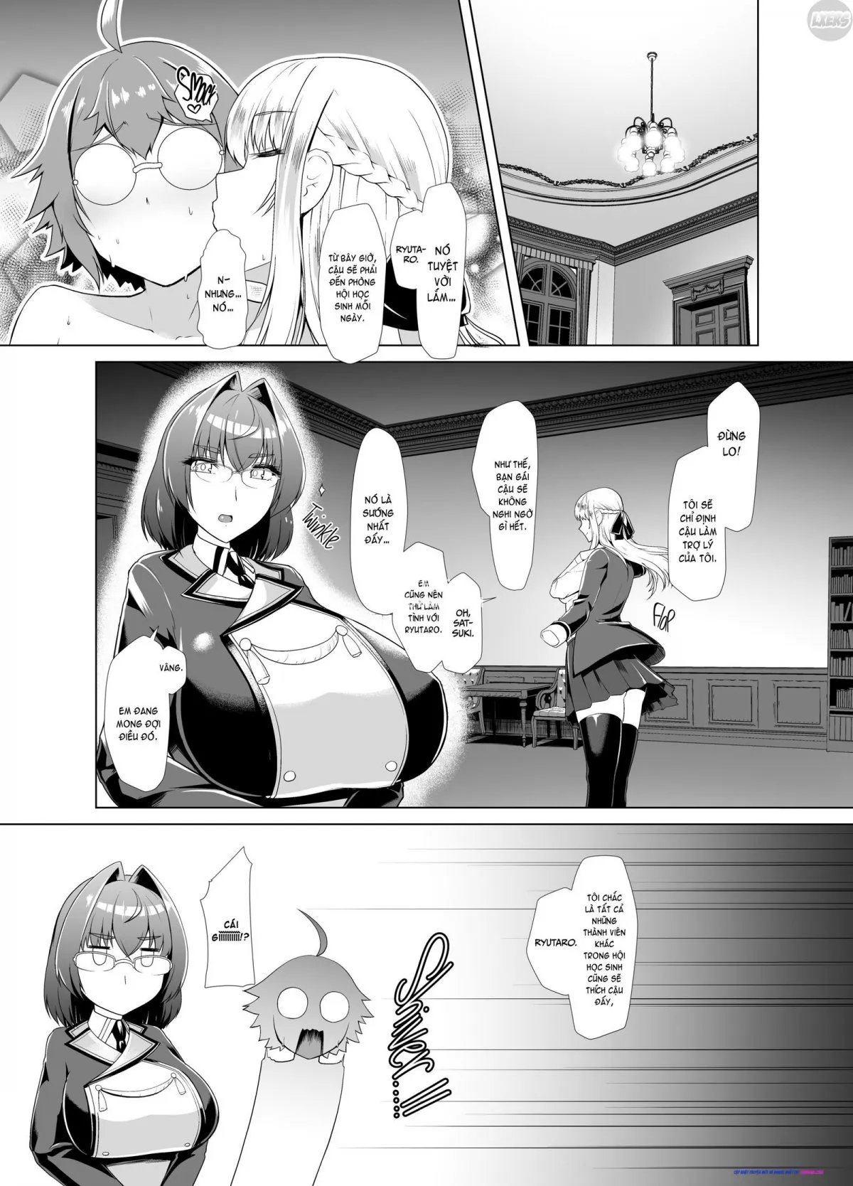 HentaiVN.net - Ảnh 27 - The Student Council's Demand - Chap 1