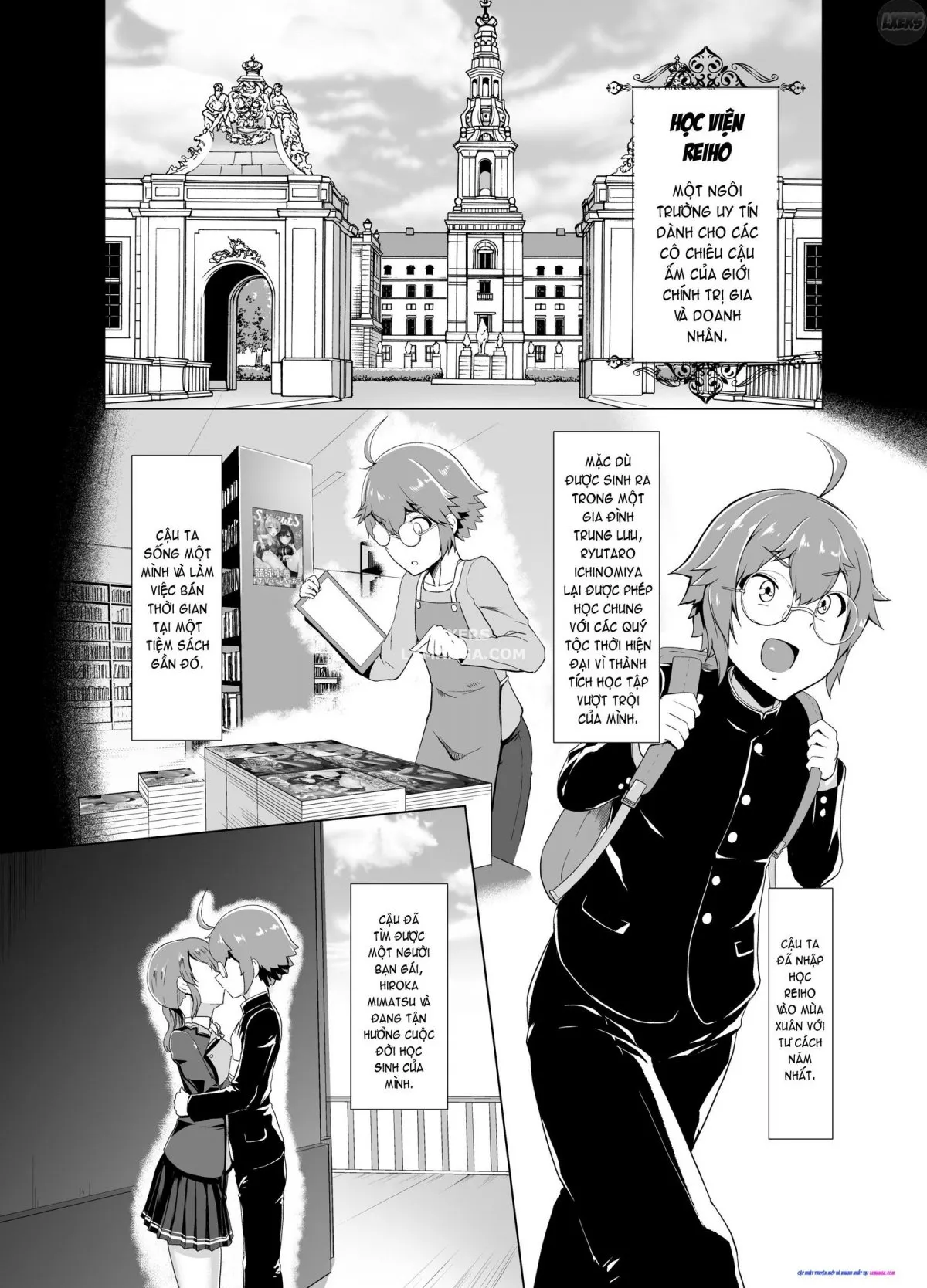 HentaiVN.net - Ảnh 5 - The Student Council's Demand - Chap 1